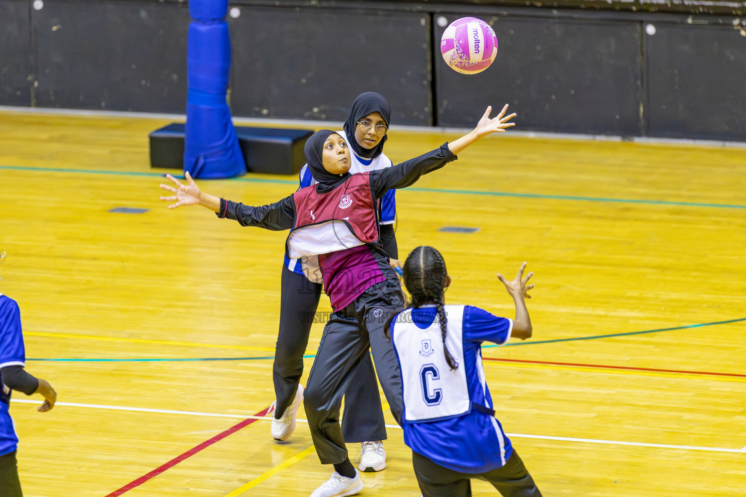 Day 9 of 26th Inter-School Netball Tournament 2025 was held in Social Center Indoor Hall on Sunday, 27th October 2025. Photos: Areef Adam / images.mv