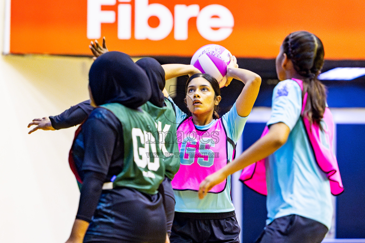 Xenith Sports Club vs MV Netters in Day 10 of National Netball Tournament 2025 held in Social Center at Male', Maldives on Tuesday, 27th May 2025. Photos: Nausham Waheed / images.mv