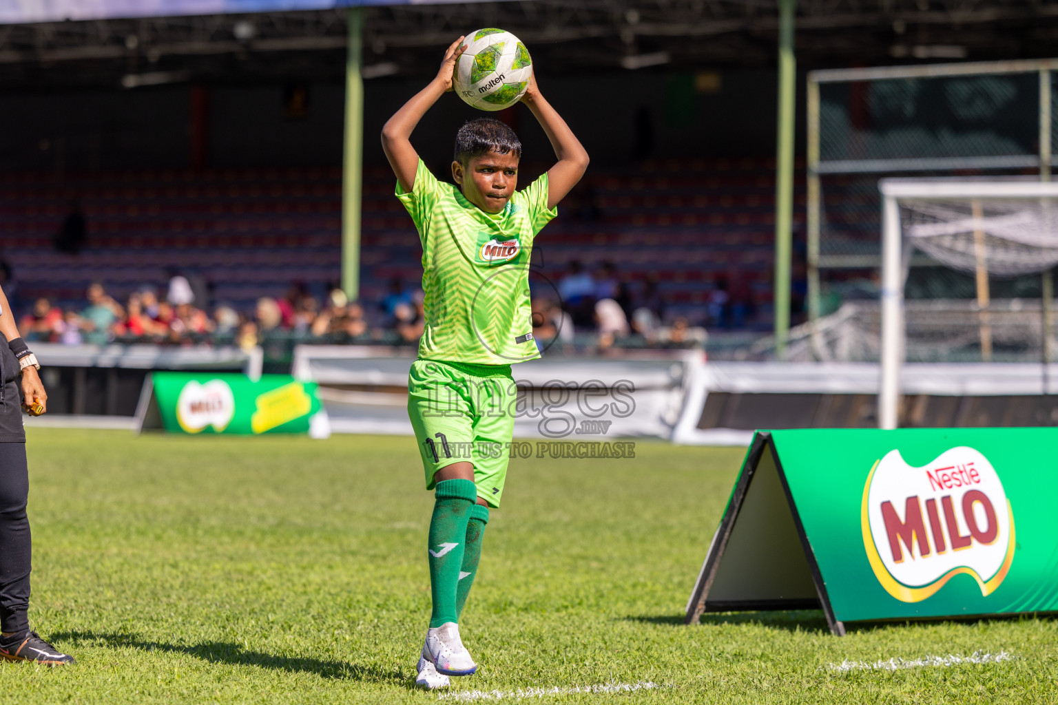 Day 1 of MILO Kids Football Fiesta was held at National Stadium in Male', Maldives on Friday, 23rd February 2024. 
Photos: Ismail Thoriq / images.mv