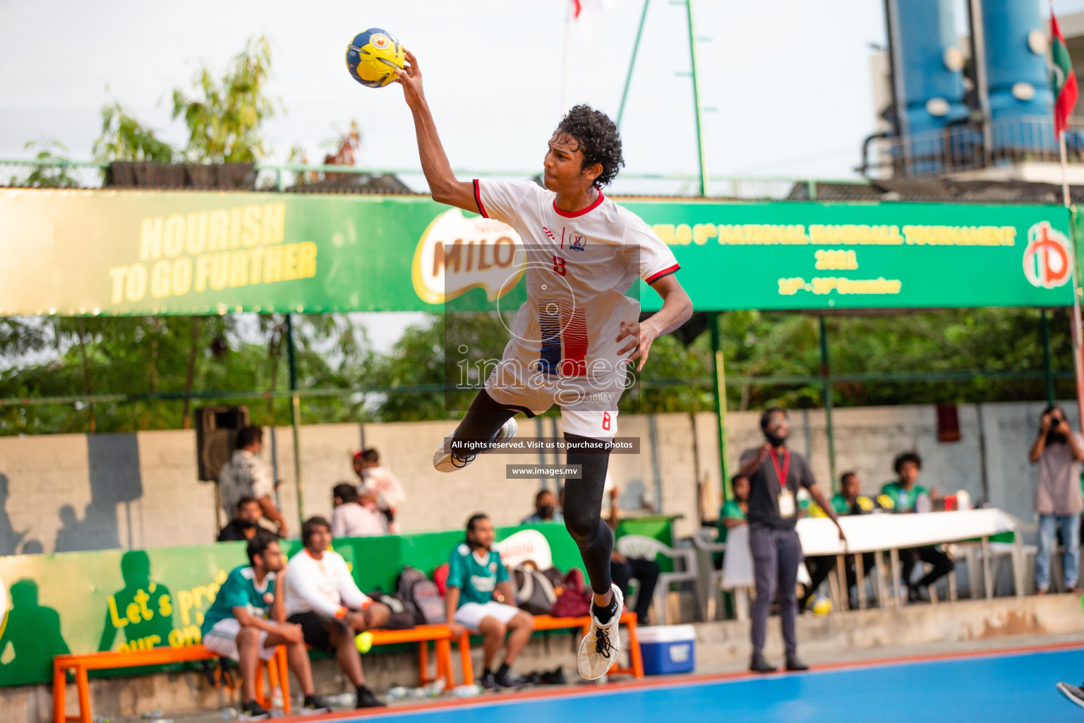 Milo 8th National Handball Tournament Day3, 17th December 2021, at Handball Ground, Male', Maldives. Photos by Shuu Abdul Sattar