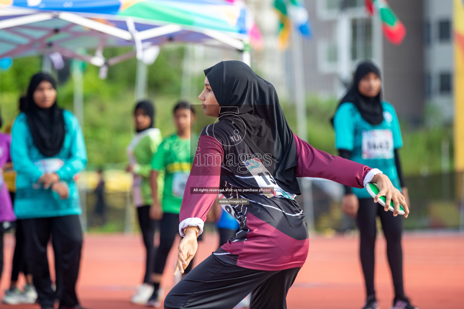 Day three of Inter School Athletics Championship 2023 was held at Hulhumale' Running Track at Hulhumale', Maldives on Tuesday, 16th May 2023. Photos: Nausham Waheed / images.mv