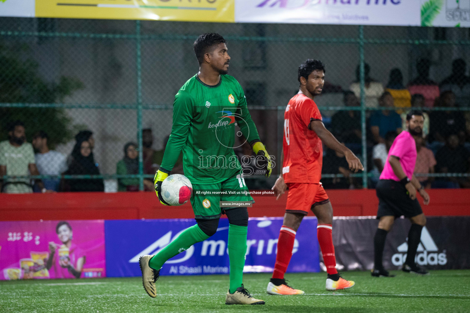 HA. Dhidhdhoo vs HA. Filladhoo in Day 3 of Golden Futsal Challenge 2023 on 07 February 2023 in Hulhumale, Male, Maldives