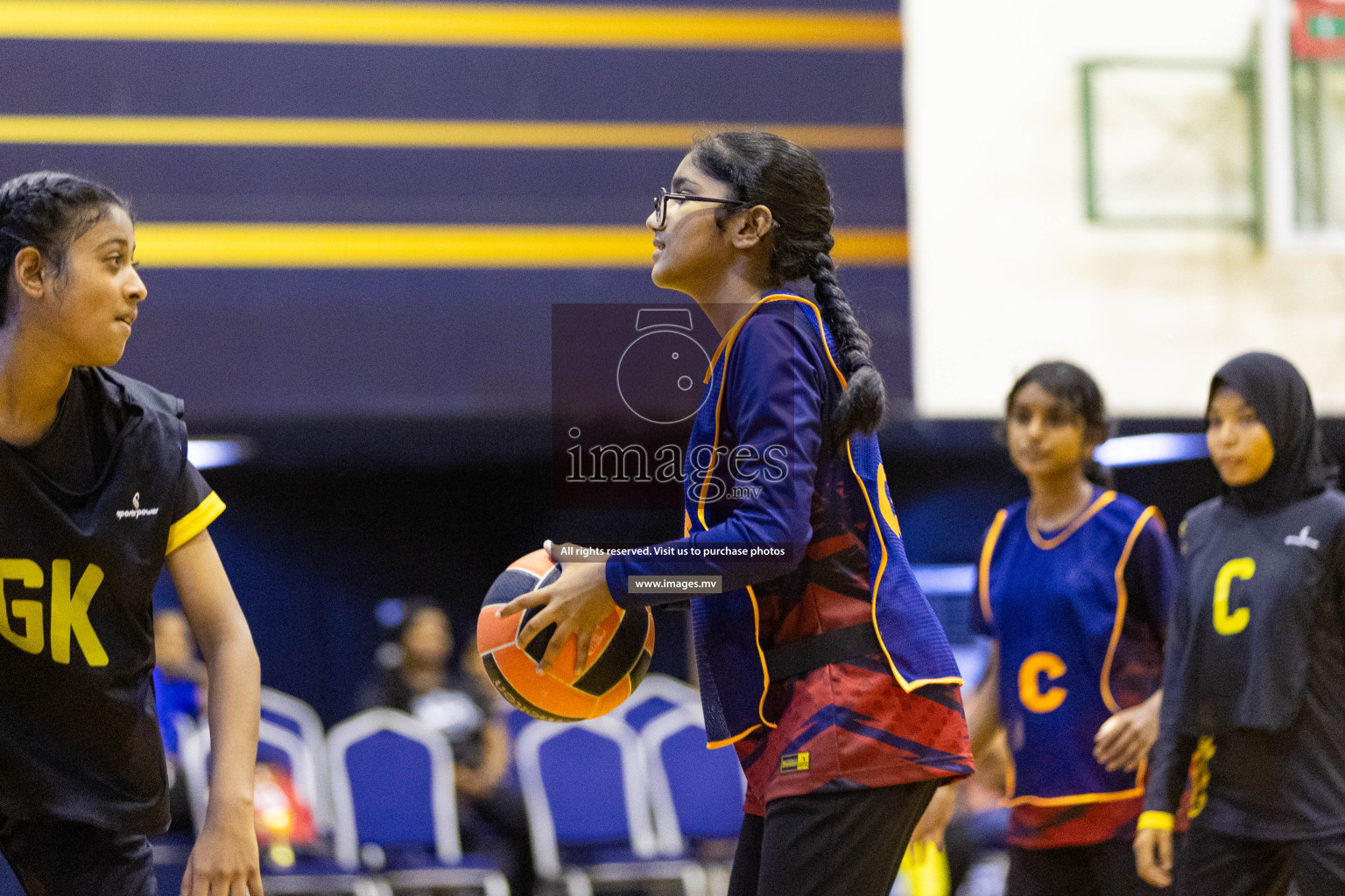 Day2 of 24th Interschool Netball Tournament 2023 was held in Social Center, Male', Maldives on 28th October 2023. Photos: Nausham Waheed / images.mv