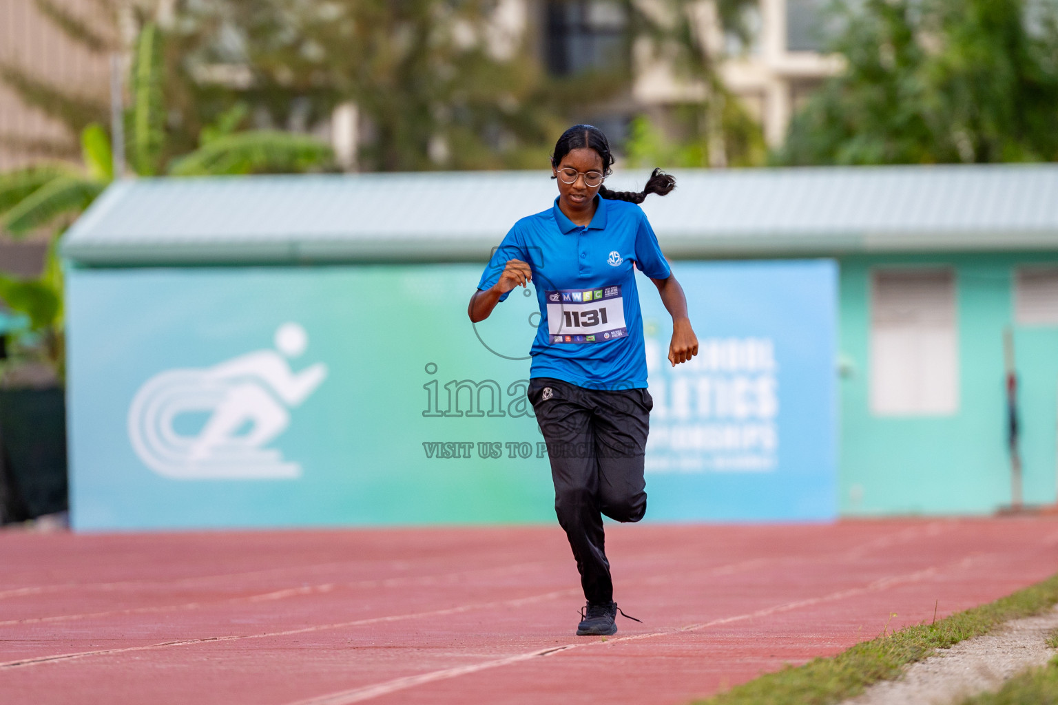 Day 2 of MWSC Interschool Athletics Championships 2024 held in Hulhumale Running Track, Hulhumale, Maldives on Sunday, 10th November 2024. 
Photos by: Hassan Simah / Images.mv