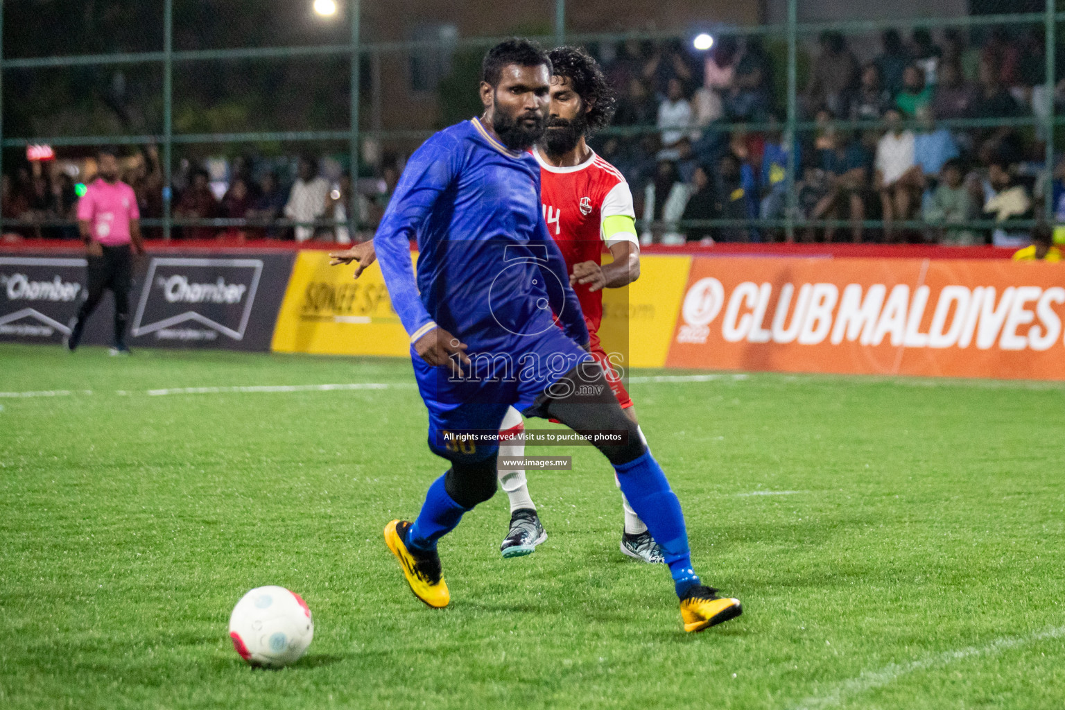 Customs RC vs Club Aasandha in Club Maldives Cup 2022 was held in Hulhumale', Maldives on Saturday, 15th October 2022. Photos: Hassan Simah/ images.mv