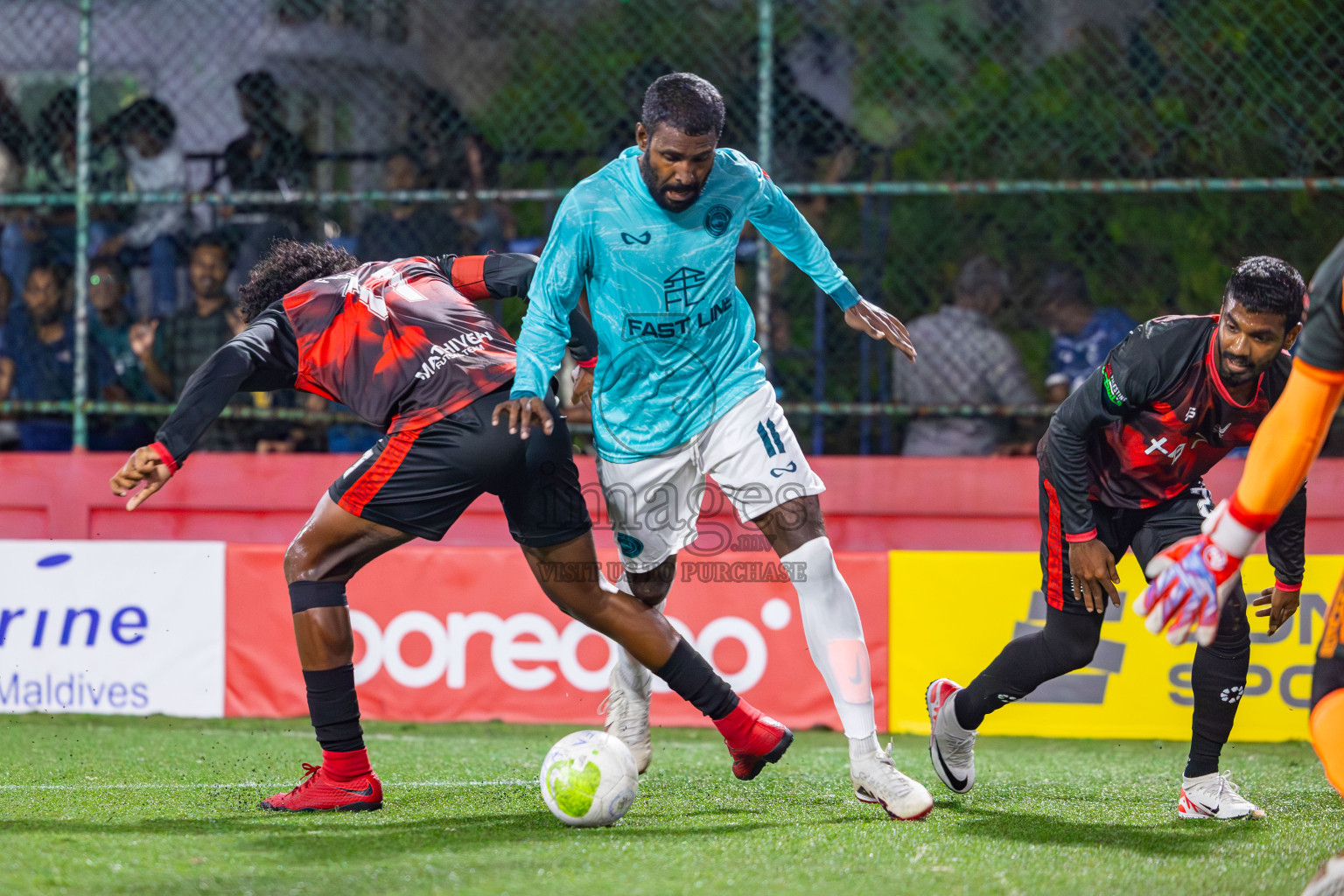 AA Mathiveri vs ADh Maamigili on Day 34 of Golden Futsal Challenge 2024 was held on Monday, 19th February 2024, in Hulhumale', Maldives
Photos: Mohamed Mahfooz Moosa / images.mv