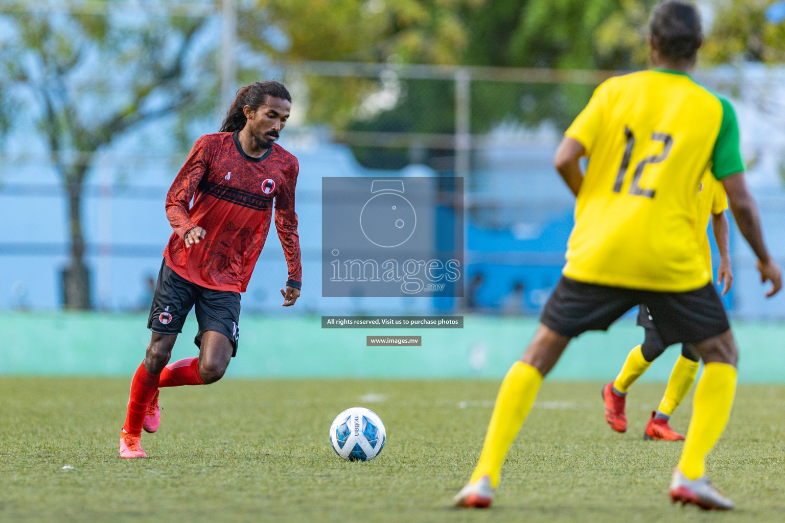 Little Town Sports vs  Lorenzo Sports Club in the 2nd Division 2022 on 16th July 2022, held in National Football Stadium, Male', Maldives Photos: Hassan Simah / Images.mv