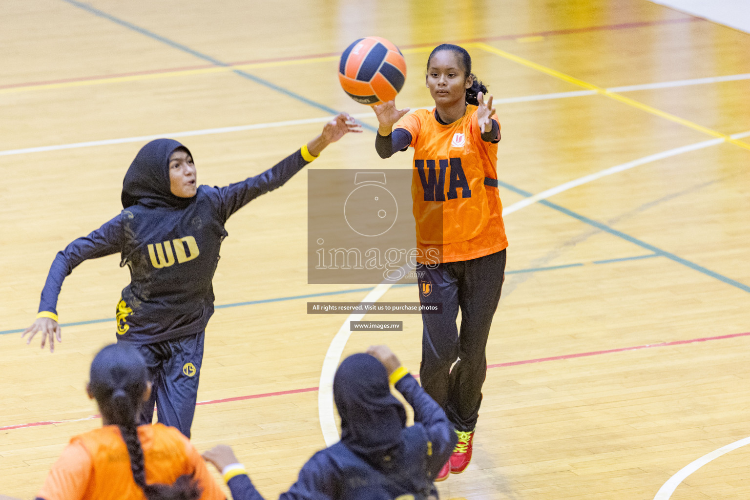 Day6 of 24th Interschool Netball Tournament 2023 was held in Social Center, Male', Maldives on 1st November 2023. Photos: Nausham Waheed / images.mv