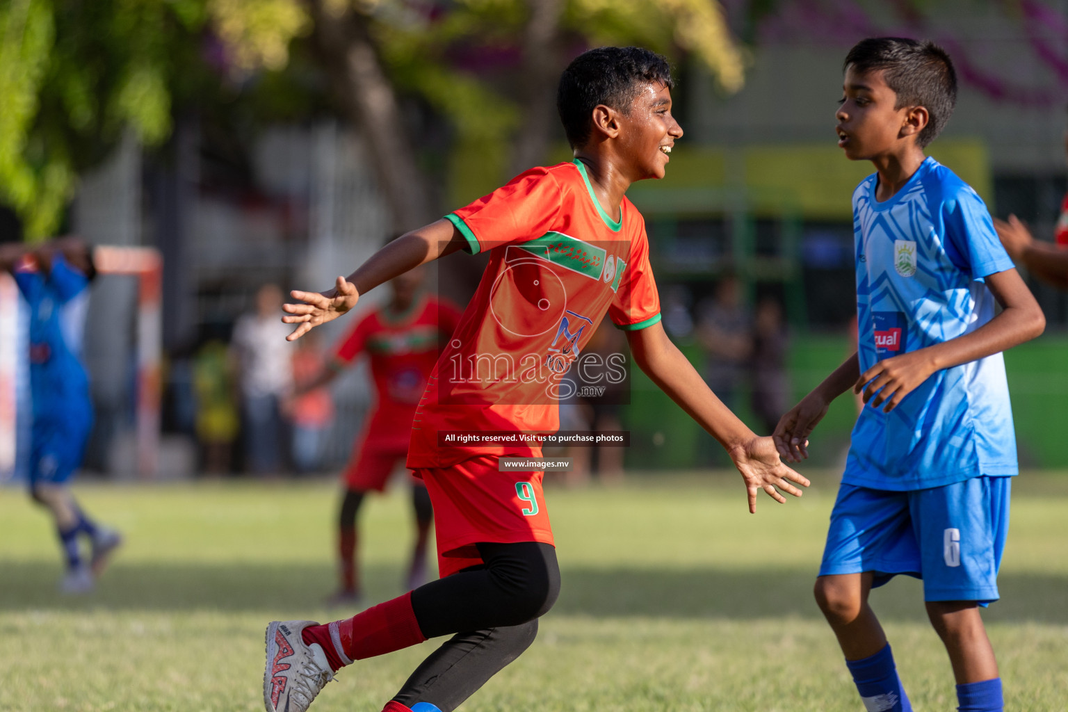 Day 1 of MILO Academy Championship 2023 (U12) was held in Henveiru Football Grounds, Male', Maldives, on Friday, 18th August 2023. Photos: Mohamed Mahfooz Moosa / images.mv