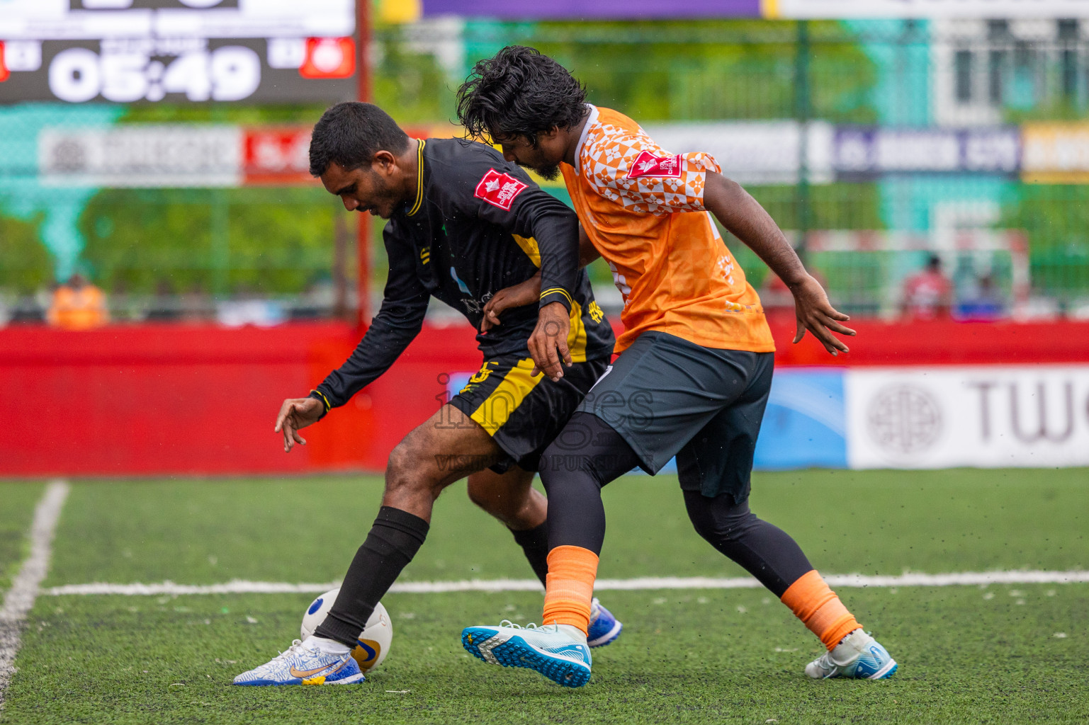 ADh Dhangethi vs ADh Hangnaameedhoo in Day 10 of Golden Futsal Challenge 2025 was held on Tuesday, 14th January 2025, in Hulhumale', Maldives Photos: Shuu Abdul Sattar / images.mv