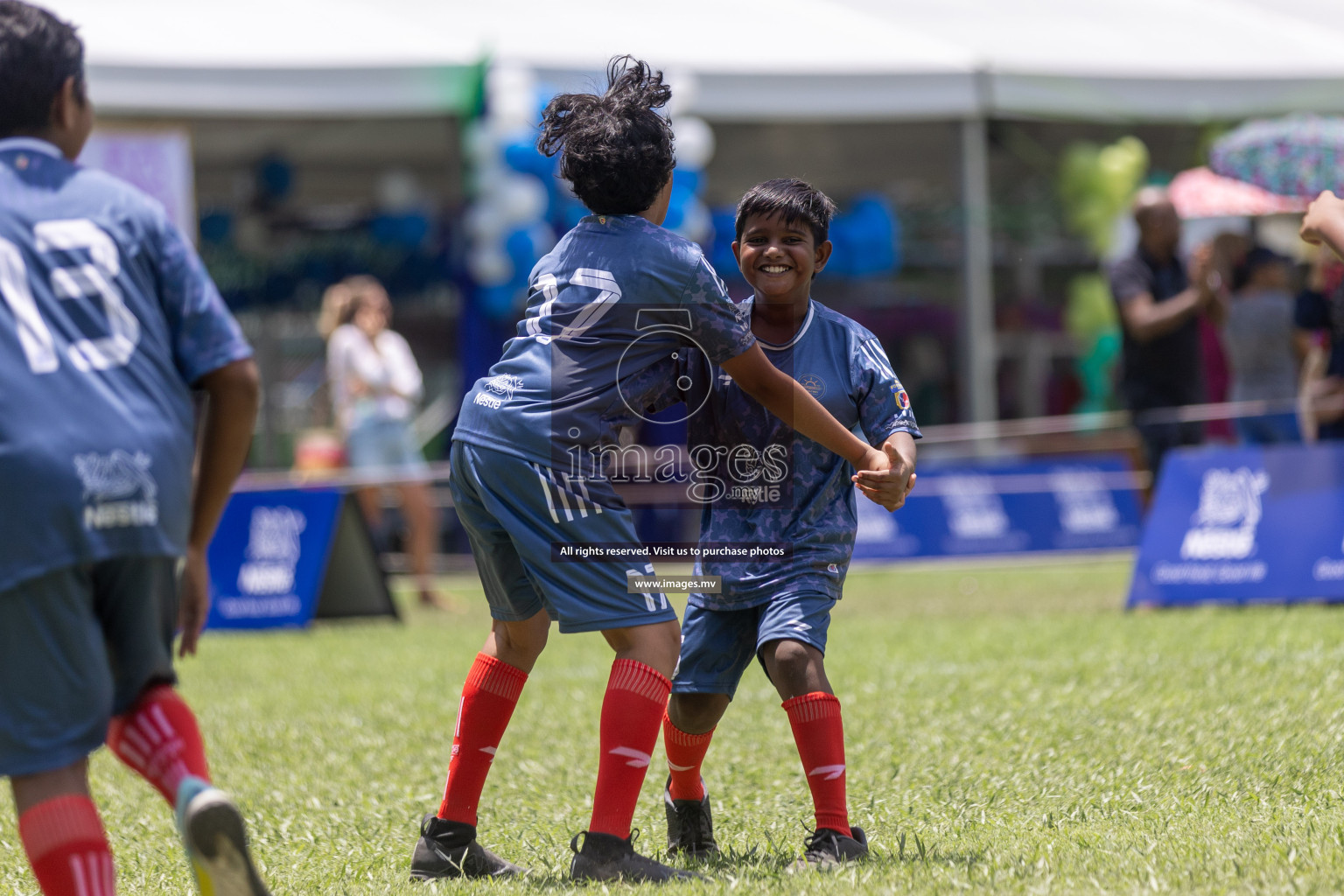 Day 1 of Nestle kids football fiesta, held in Henveyru Football Stadium, Male', Maldives on Wednesday, 11th October 2023 Photos: Shut Abdul Sattar/ Images.mv