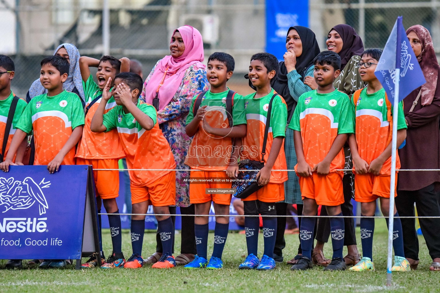 Day 1 of Milo Kids Football Fiesta 2022 was held in Male', Maldives on 19th October 2022. Photos: Nausham Waheed/ images.mv