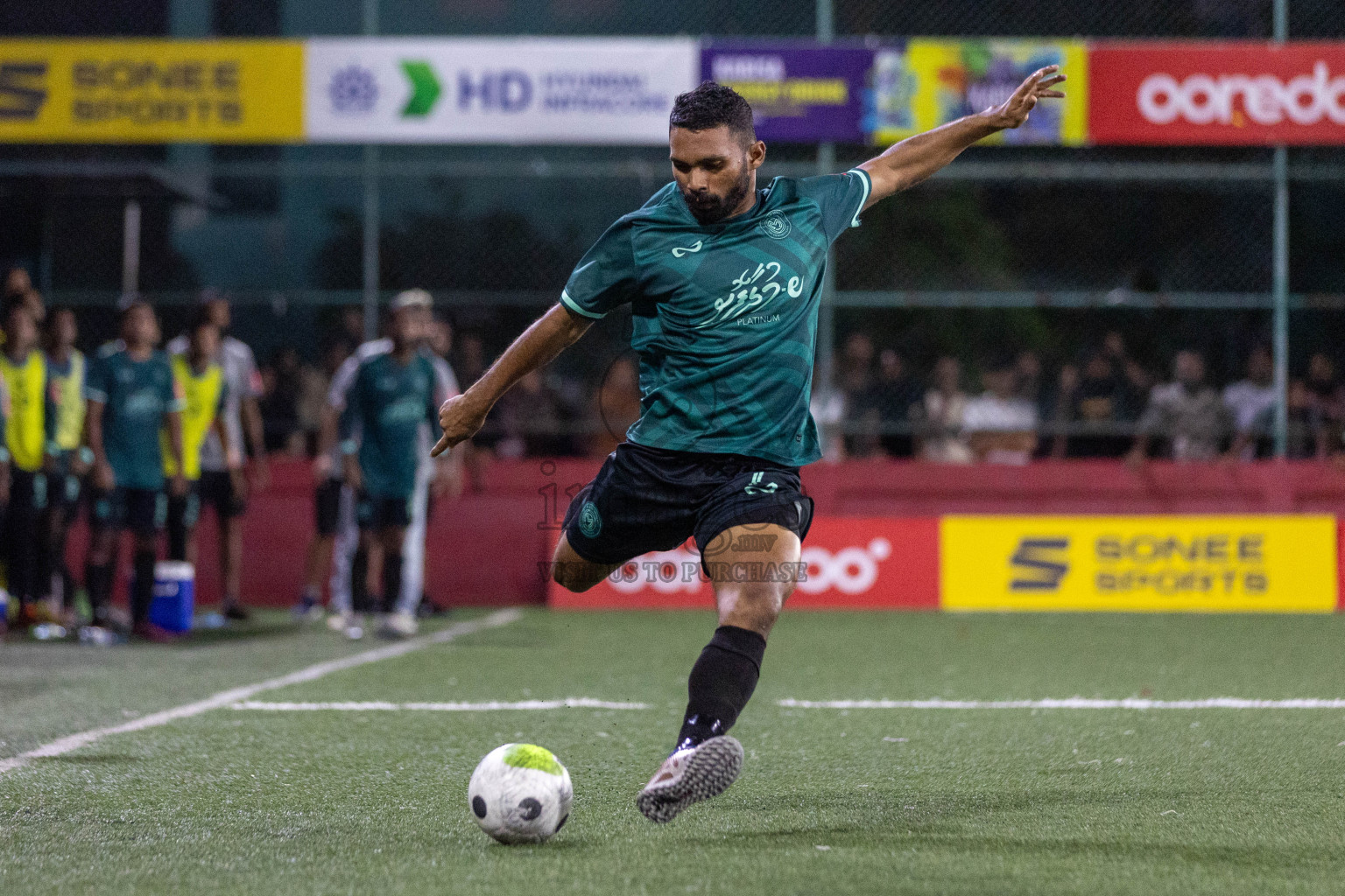 L Maabaidhoo  vs L Dhanbidhoo in Day 3 of Golden Futsal Challenge 2024 was held on Wednesday, 17th January 2024, in Hulhumale', Maldives Photos: Nausham Waheed / images.mv