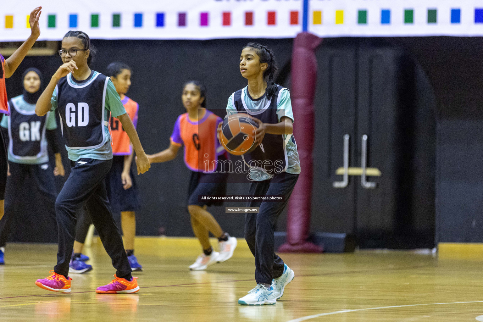 Final of 24th Interschool Netball Tournament 2023 was held in Social Center, Male', Maldives on 7th November 2023. Photos: Nausham Waheed / images.mv