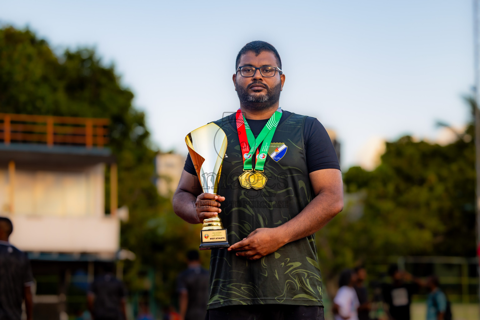 Day 3 of National Athletics Championship 2025 was held at Ekuveni Running Ground in Male', Maldives on Saturday, 16th August 2025. Photos: Nausham Waheed / images.mv