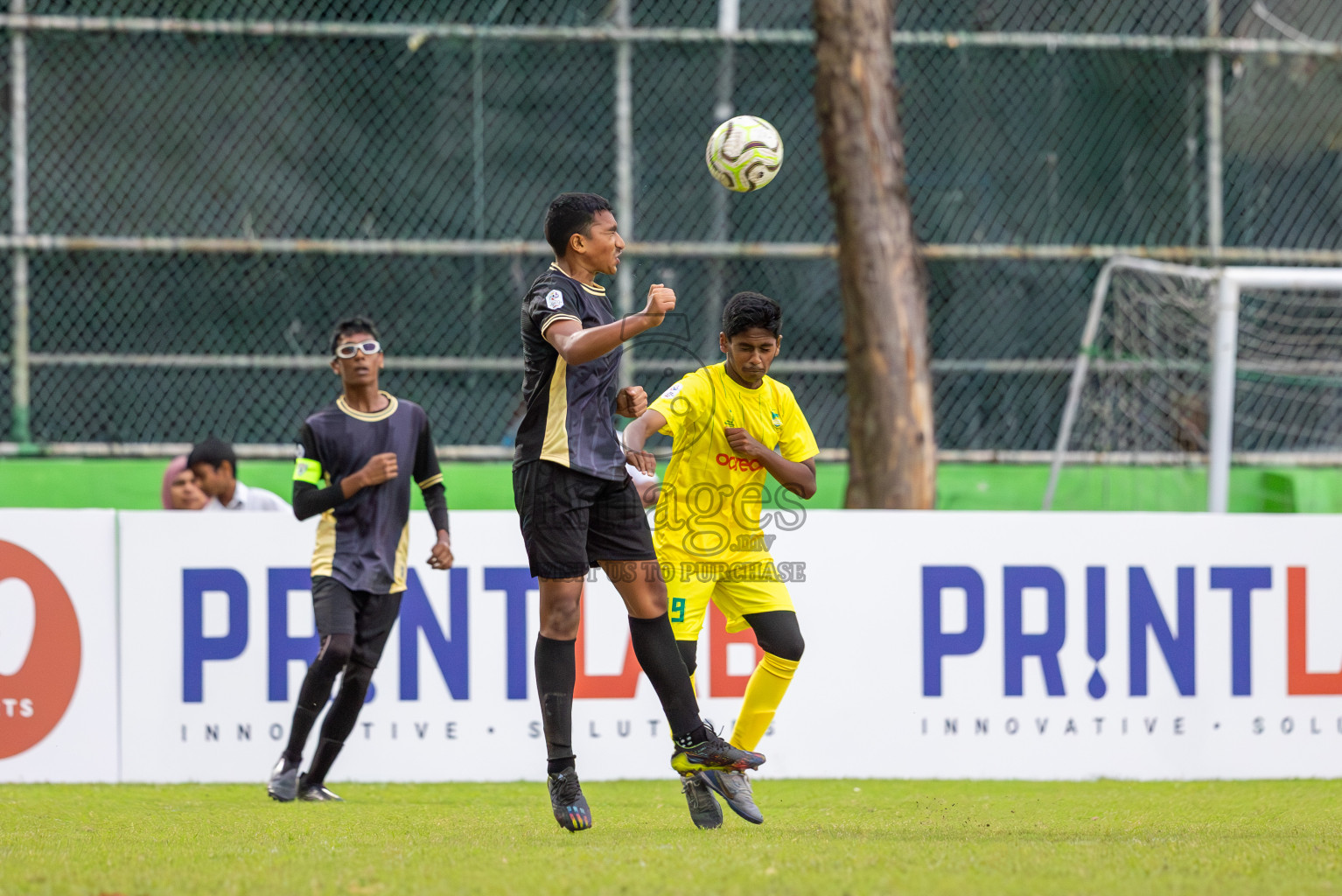 Eagles vs Maziya (U14) in Dhivehi Youth League 2024 - Day 2. Matches held at Henveiru Stadium on 22nd November 2024 , Friday. Photos: Shuu Abdul Sattar/ Images.mv