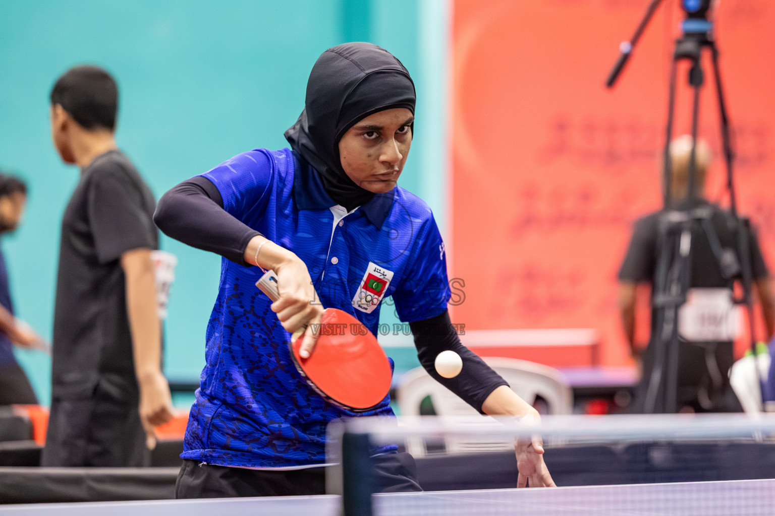 Day 2 of BML 63rd National Table Tennis Tournament 2025 was held on Tuesday, 26th August 2025 in Male' TT Hall, Male', Maldives. Photos: Areef Adam / images.mv