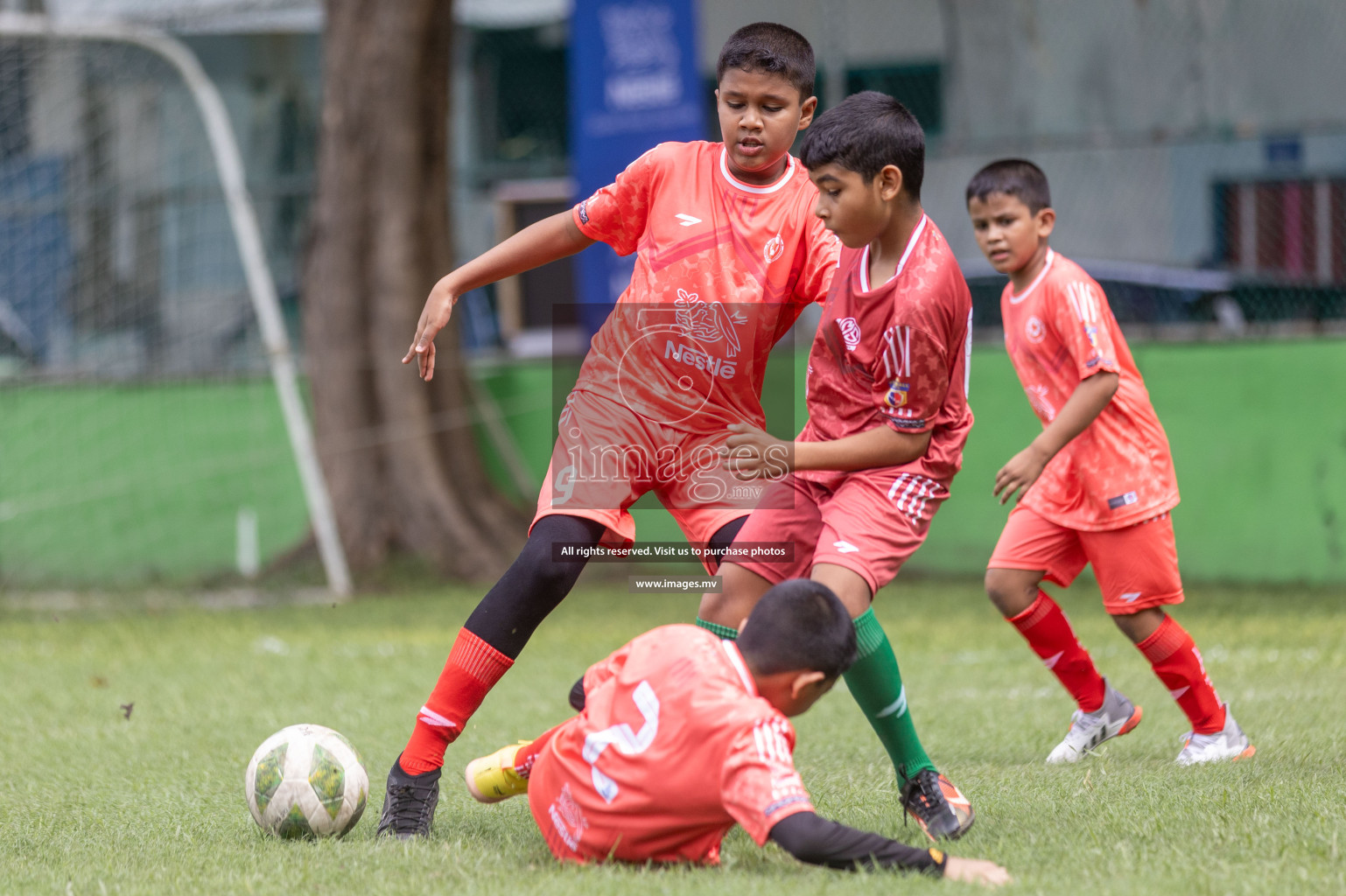 Day 1 of Nestle kids football fiesta, held in Henveyru Football Stadium, Male', Maldives on Wednesday, 11th October 2023 Photos: Shut Abdul Sattar/ Images.mv