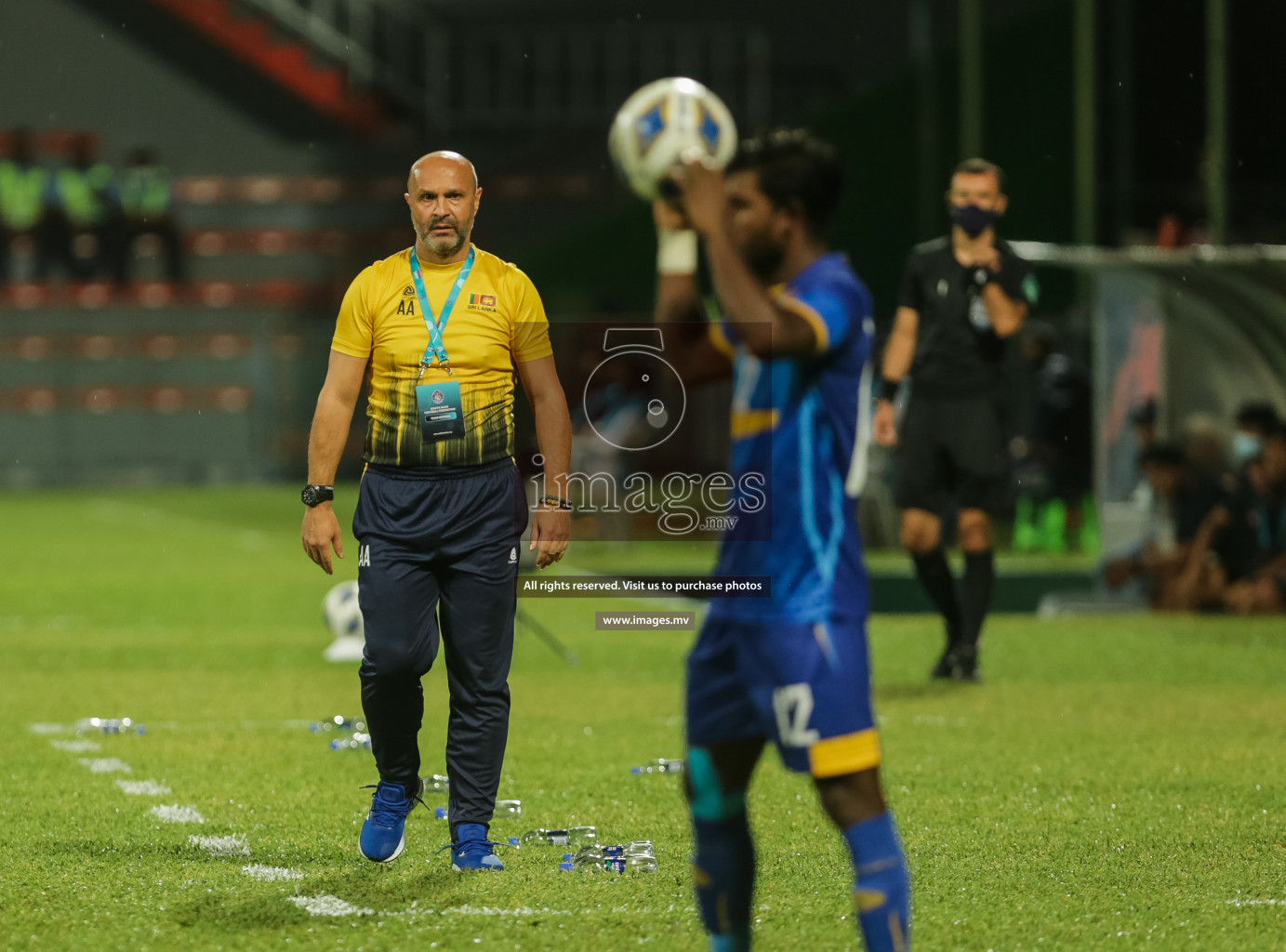 Nepal vs Sri Lanka in SAFF Championship 2021 held on 4th October 2021 in Galolhu National Stadium, Male', Maldives