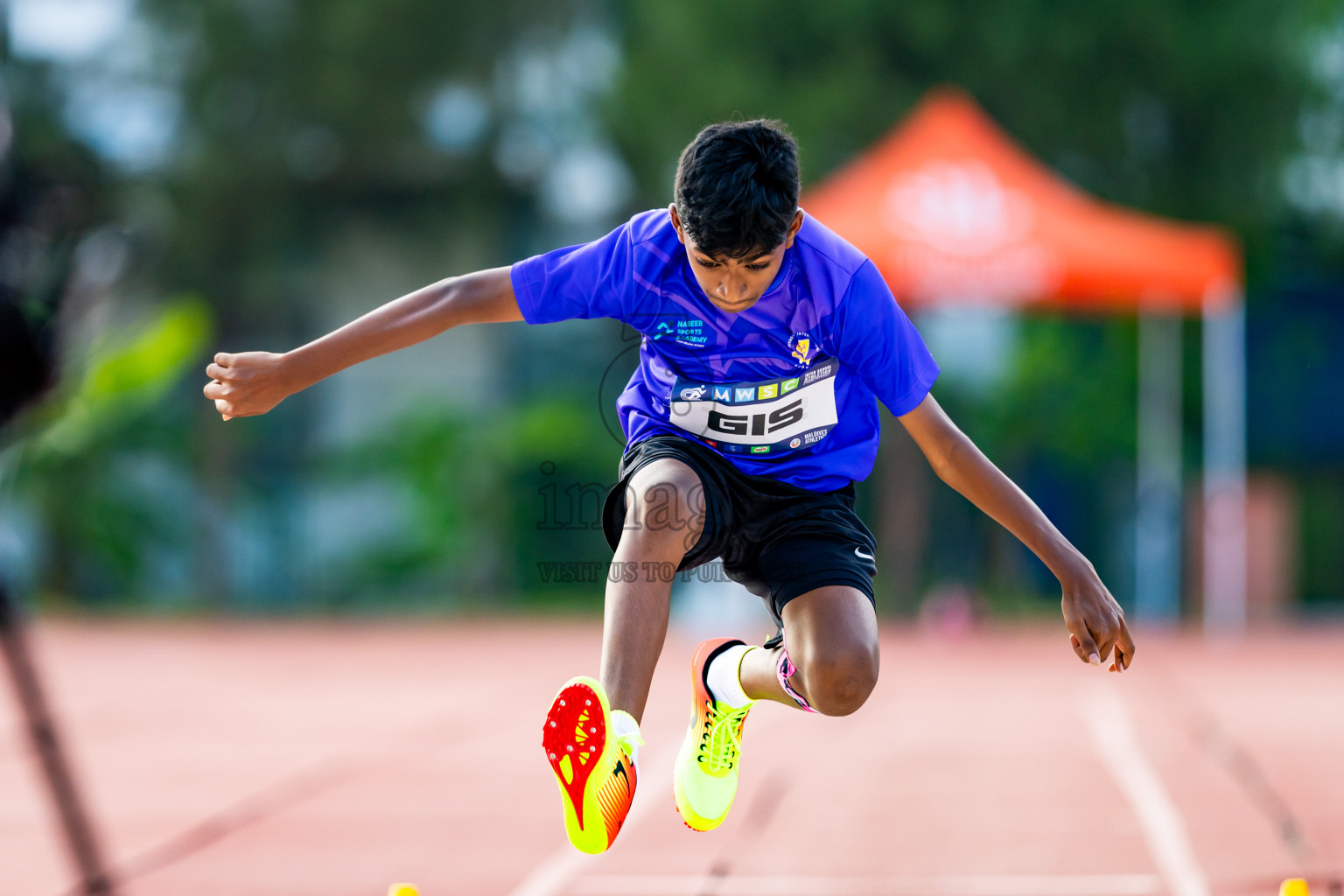 Day 5 of MWSC Interschool Athletics Championships 2024 held in Hulhumale Running Track, Hulhumale, Maldives on Wednesday, 13th November 2024. Photos by: Nausham Waheed / Images.mv