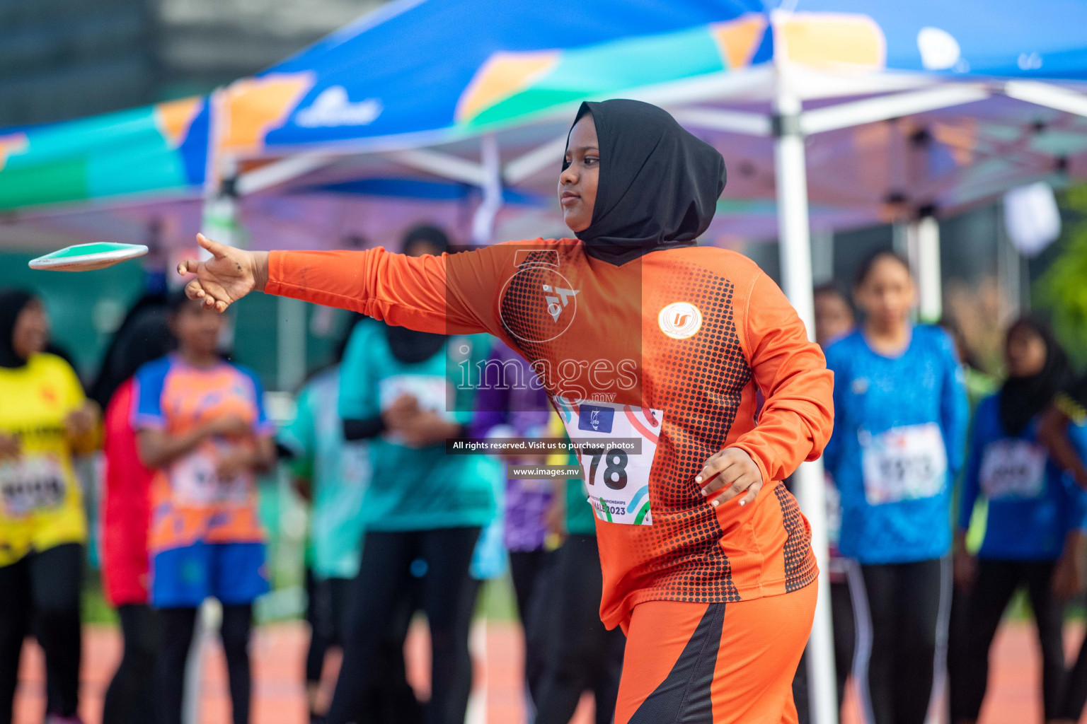 Day three of Inter School Athletics Championship 2023 was held at Hulhumale' Running Track at Hulhumale', Maldives on Tuesday, 16th May 2023. Photos: Nausham Waheed / images.mv