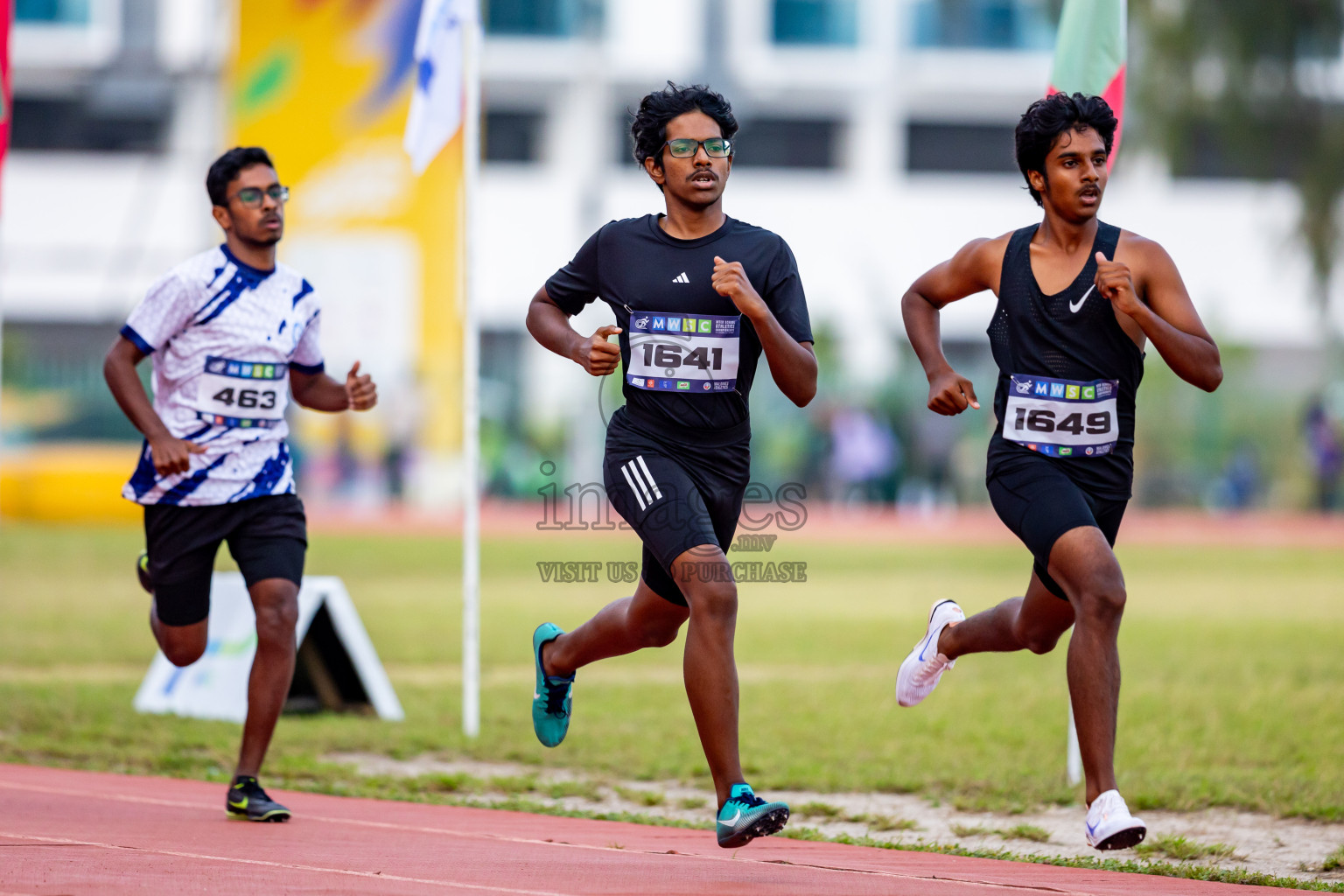 Day 5 of MWSC Interschool Athletics Championships 2024 held in Hulhumale Running Track, Hulhumale, Maldives on Wednesday, 13th November 2024. Photos by: Nausham Waheed / Images.mv