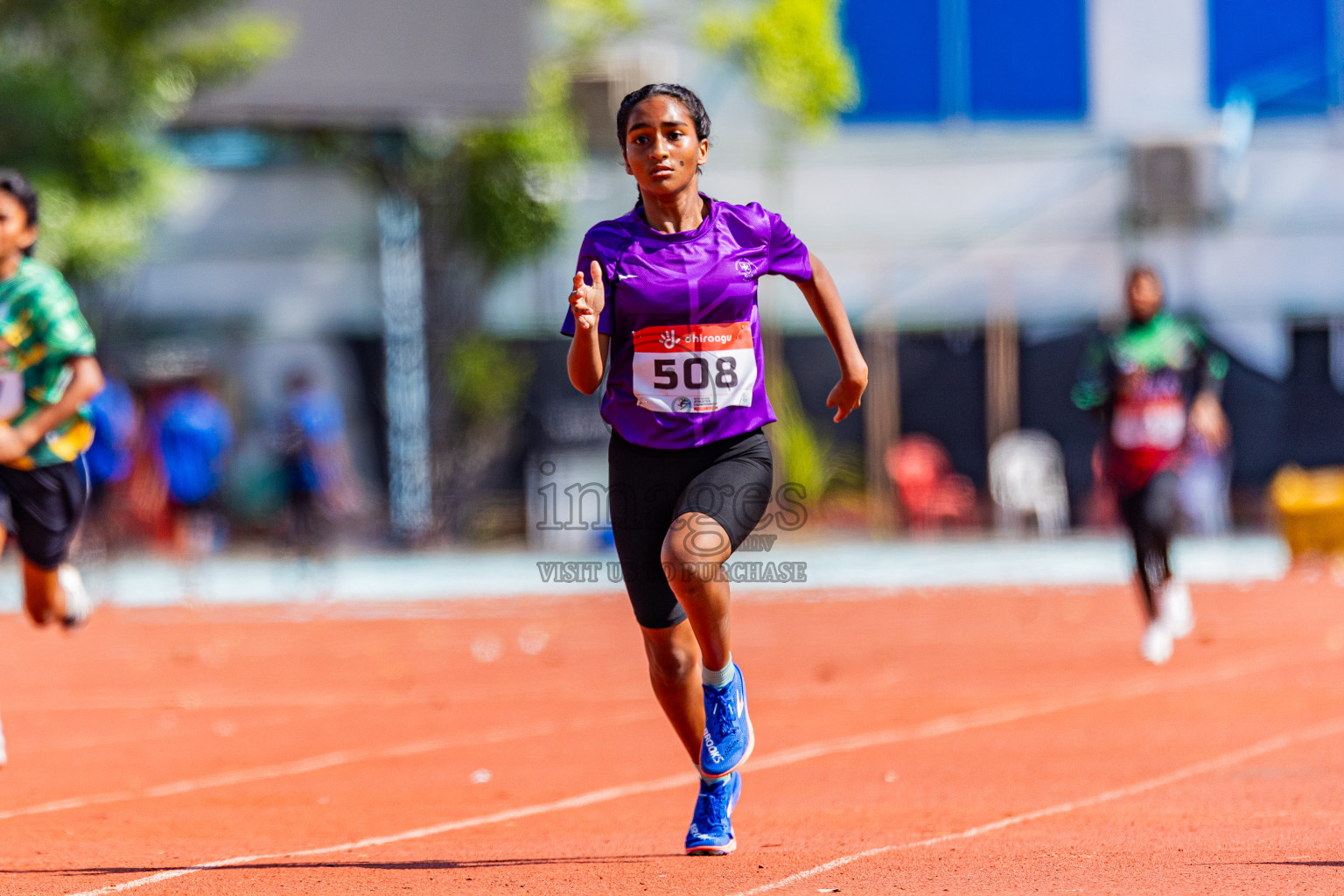 Day 2 of Inter-school Athletics Championship 2025 held in Ekuveni Synthetic Track, Male', Maldives on Tuesday, 07th October 2025. Photos by: Areef Adam / Images.mv