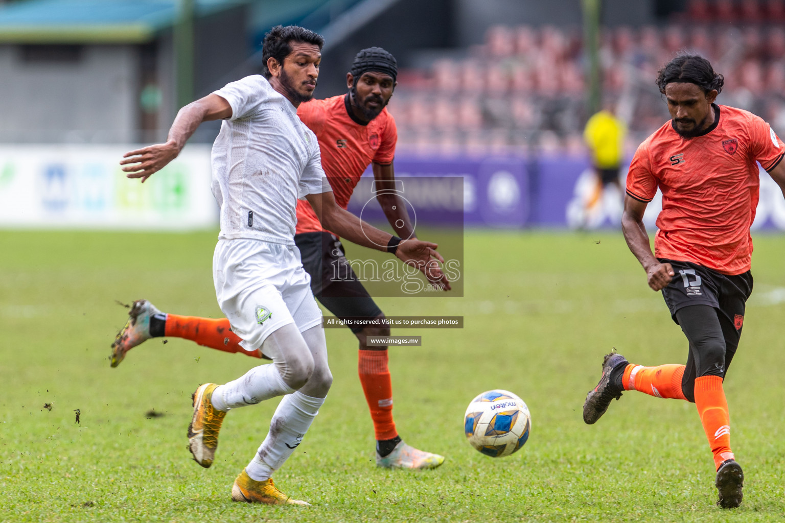 Club Green Streets vs Club Eagles in Ooredoo Dhivehi Premier League 2021/22 on 21st July 2022, held in National Football Stadium, Male', Maldives Photos: Ismail Thoriq/ Images mv