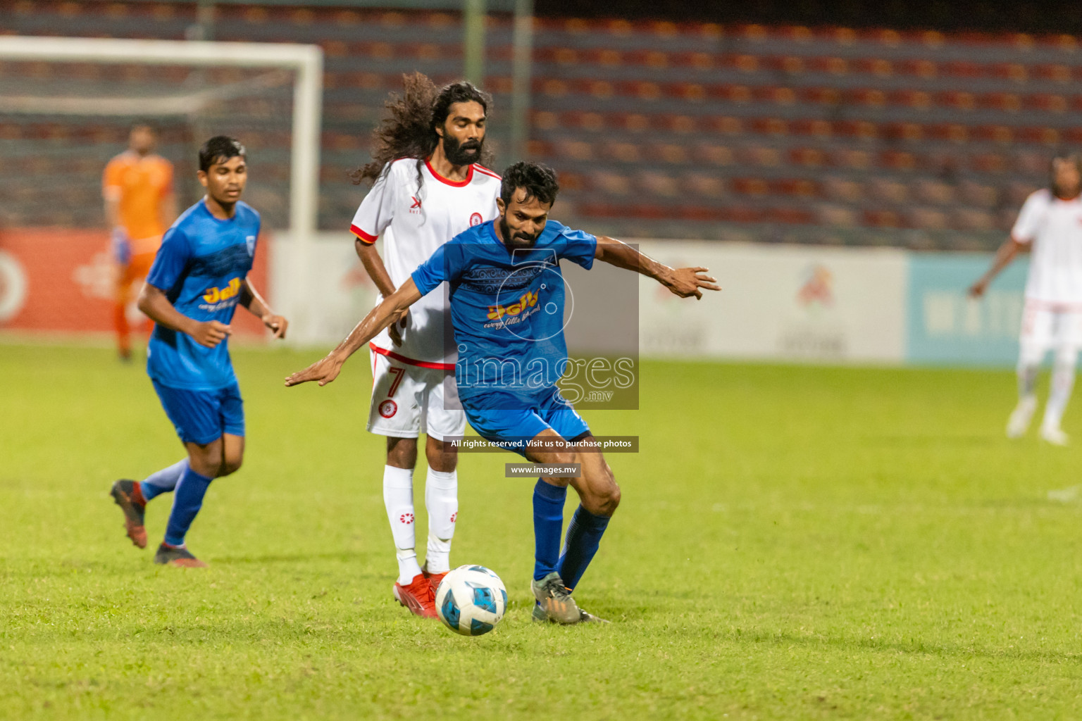 Kuda Henveiru United vs Buru Sports Club in 2nd Division 2022 on 14th July 2022, held in National Football Stadium, Male', Maldives Photos: Hassan Simah / Images.mv