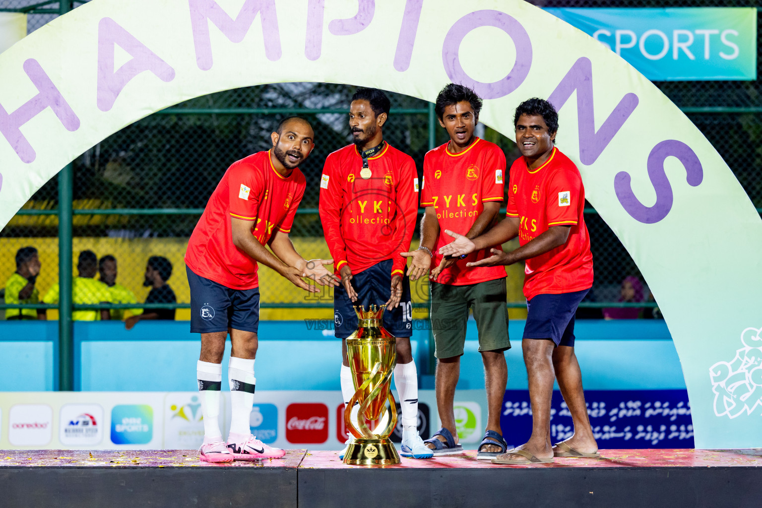 Dee Ess Kay vs Kovigoani in Final of Laamehi Dhiggaru Ekuveri Futsal Challenge 2024 was held on Wednesday, 31st July 2024, at Dhiggaru Futsal Ground, Dhiggaru, Maldives Photos: Nausham Waheed / images.mv