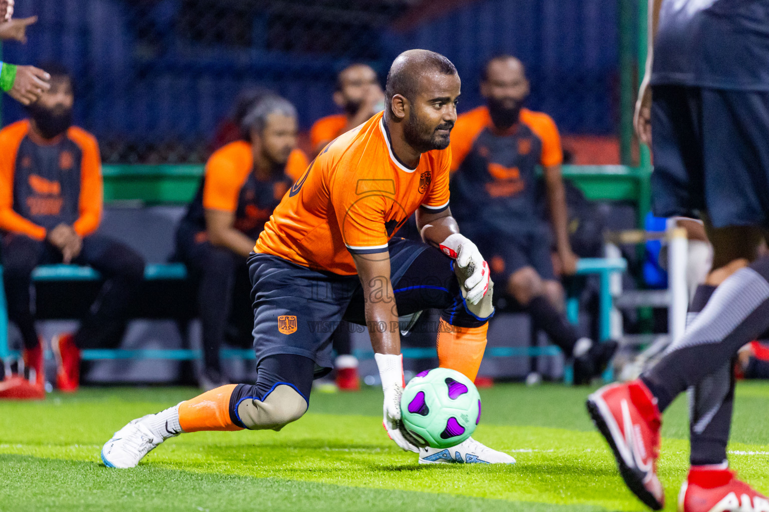 Baakee Sports Club vs FC Calms in Day 1 of BG Futsal Challenge 2024 was held on Thursday, 12th March 2024, in Male', Maldives Photos: Nausham Waheed / images.mv