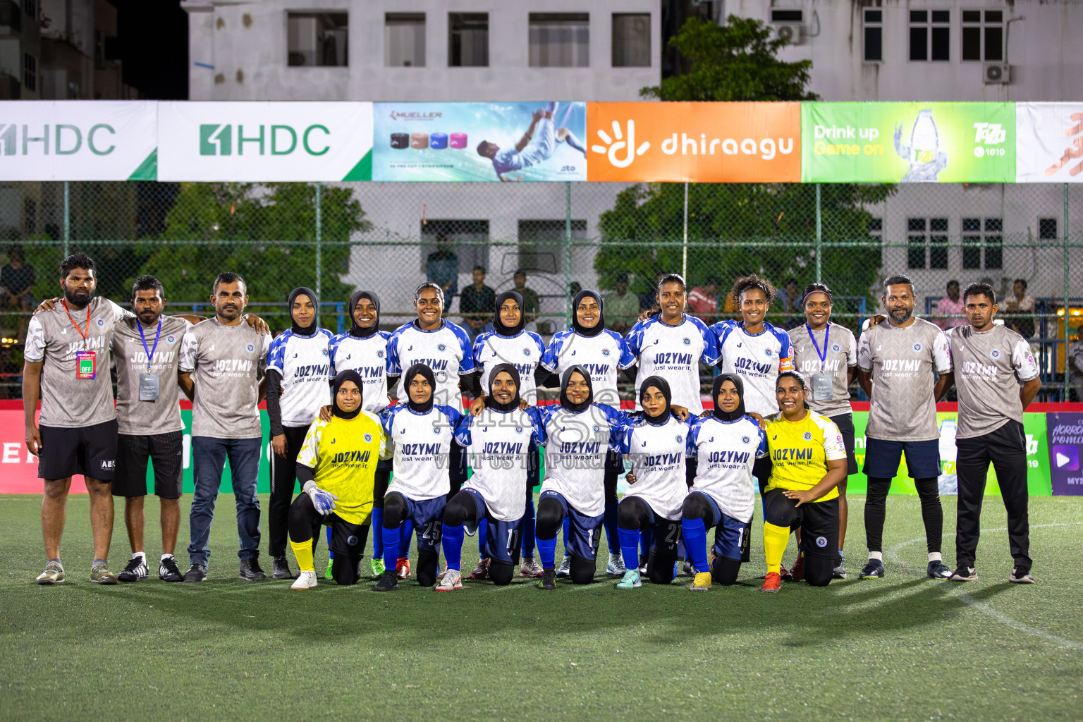 POLICE CLUB vs TEAM DHARUMAVANTHA in Eighteen Thirty 2024 held in Rehendi Futsal Ground, Hulhumale', Maldives on Monday, 9th September 2024. Photos: Mohamed Mahfooz Moosa / images.mv