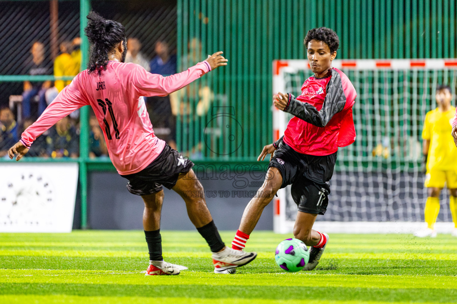 Apocalipse SC vs Young Stars in Day 2 of BG Futsal Challenge 2024 was held on Wednesday, 13th March 2024, in Male', Maldives Photos: Nausham Waheed / images.mv