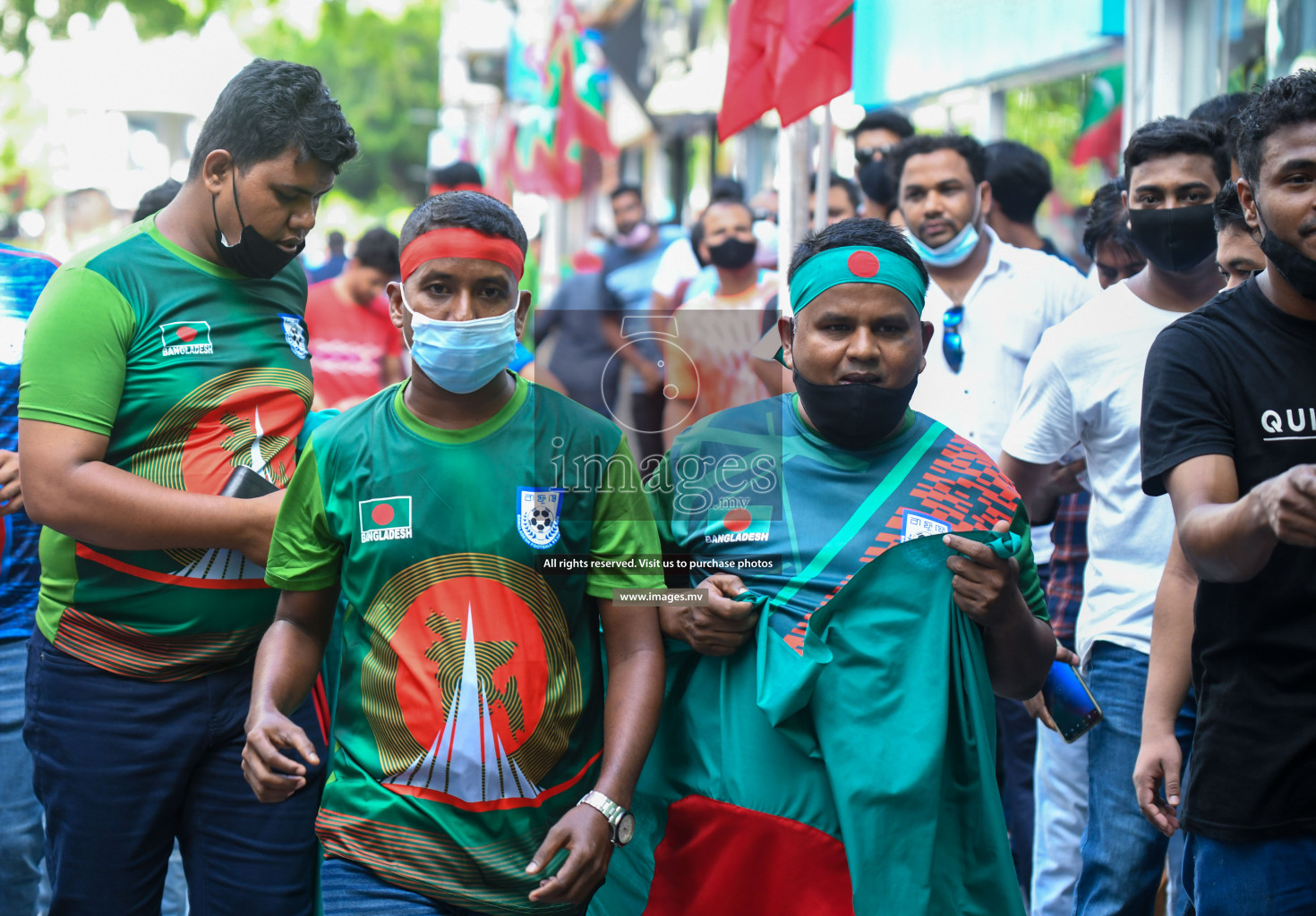 Bangladesh vs India in SAFF Championship 2021 held on 1st October 2021 in Galolhu National Stadium, Male', Maldives