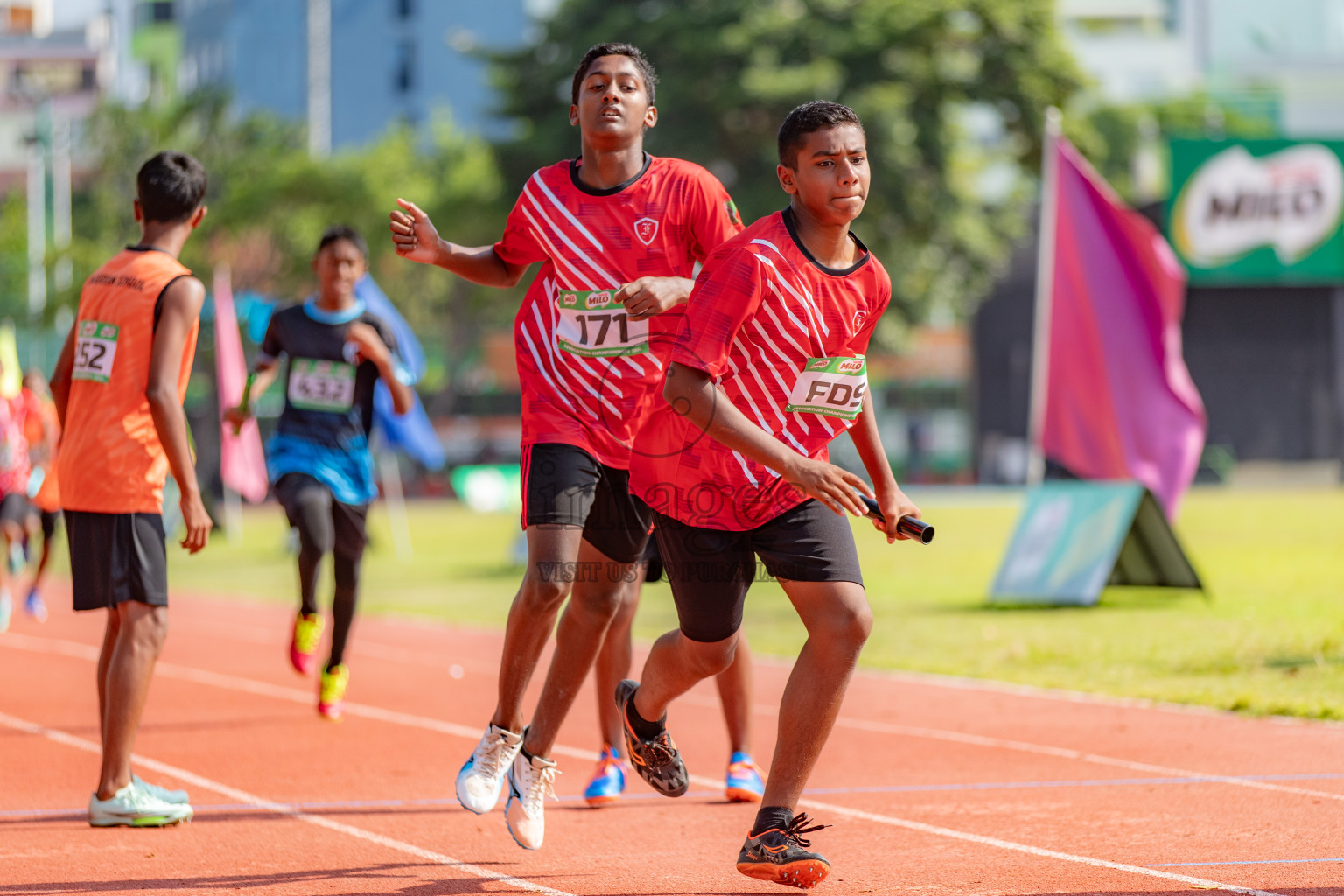 Day 4 of MILO Athletics Association Championship was held on Friday, 8th March 2024 in Male', Maldives. Photos: Hasna Hussain