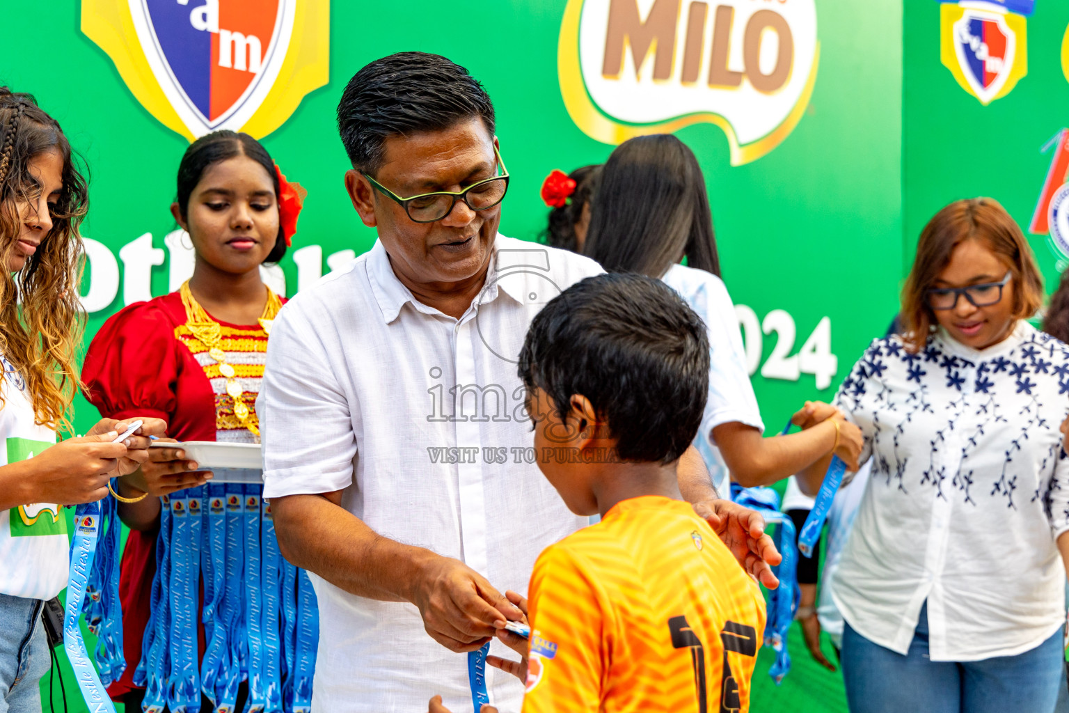 Day 2 of MILO Kids Football Fiesta was held at National Stadium in Male', Maldives on Saturday, 24th February 2024.