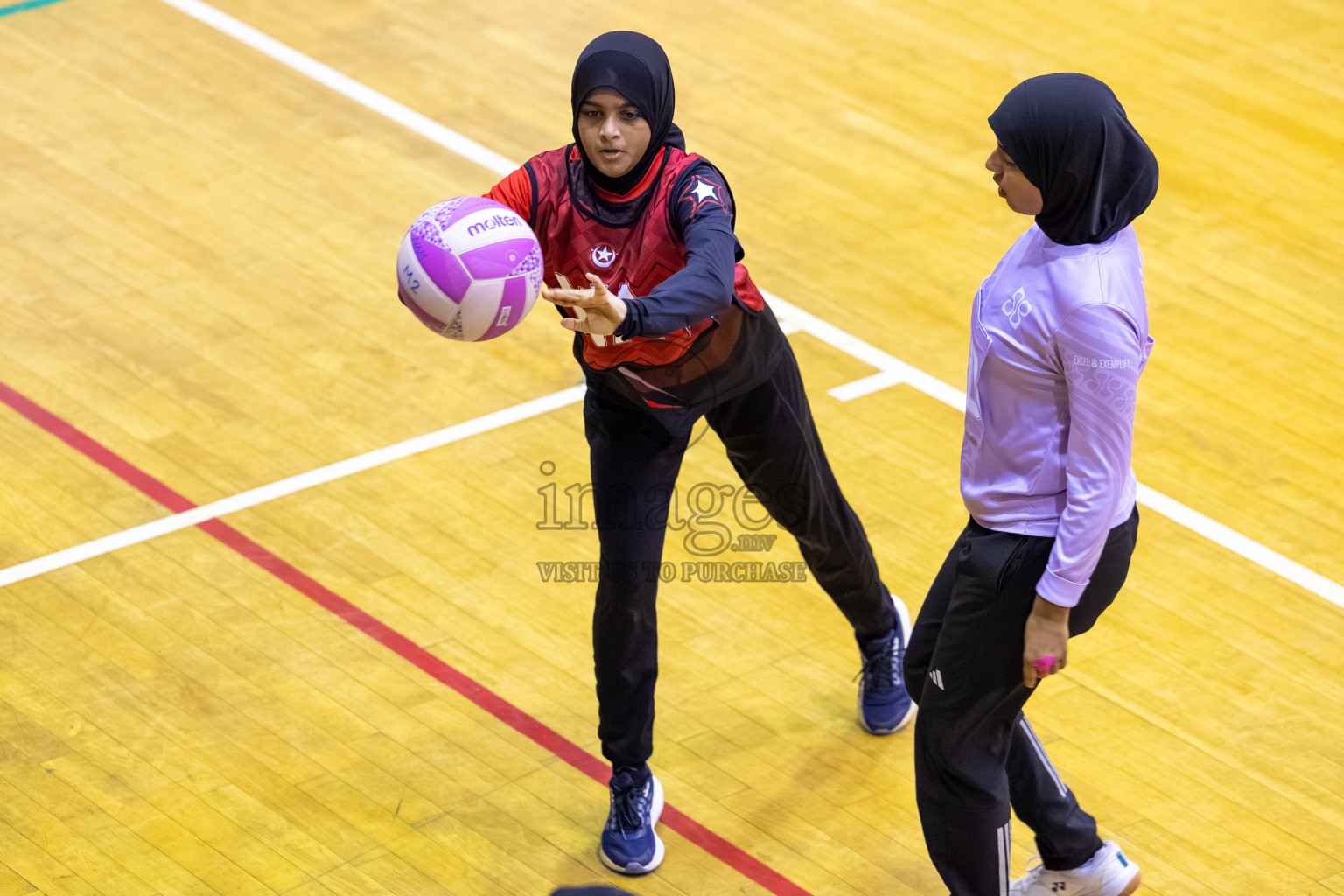 Day 12 of 26th Inter-School Netball Tournament 2025 was held in Social Center Indoor Hall on Thursday, 30th October 2025. Photos: Ismail Thoriq / images.mv