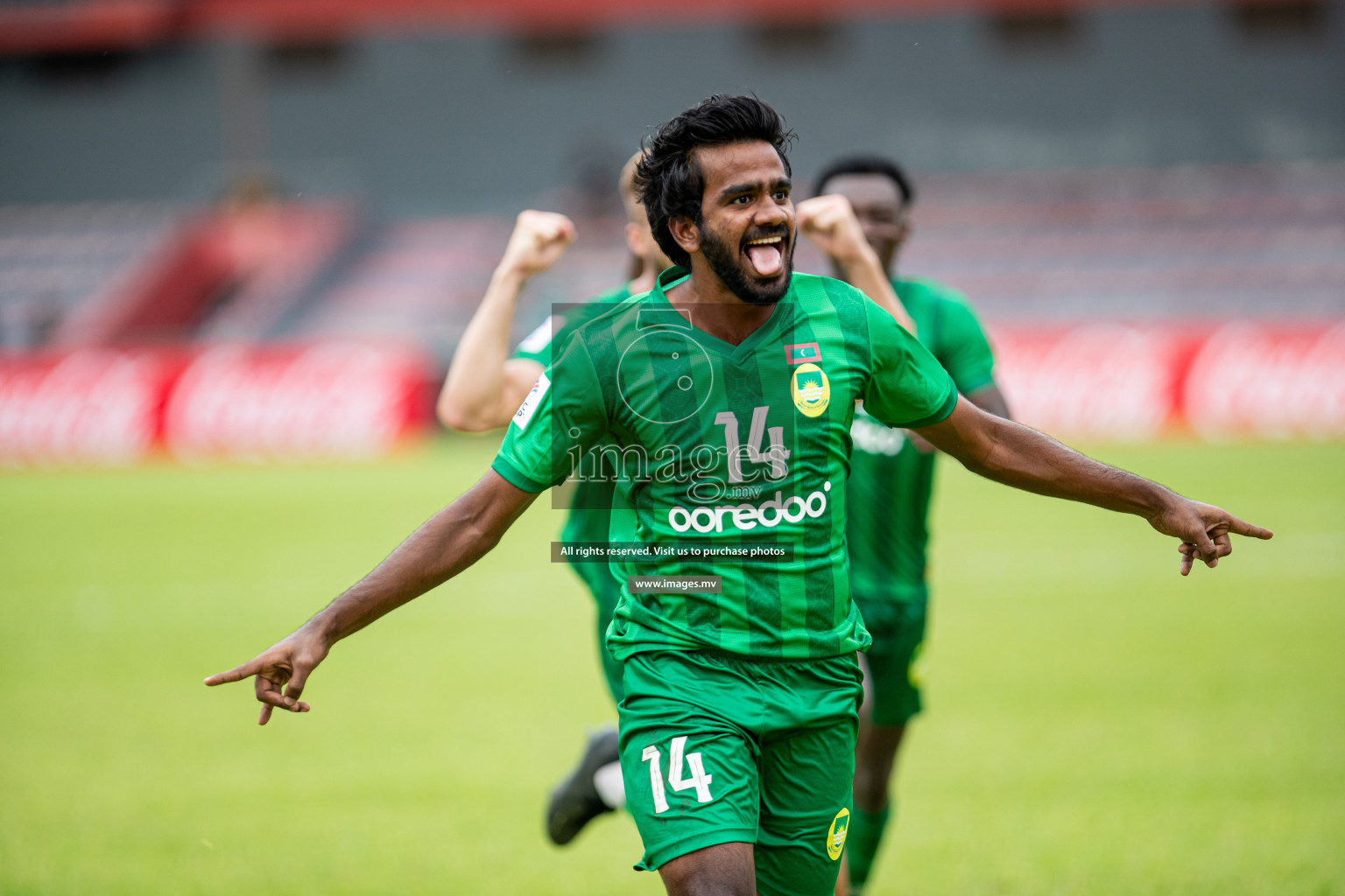 Maziya Sports & Recreation Club vs Bashundhara Kings in the group stage of AFC Cup 2023 held in the National Stadium, Male, Maldives, on Tuesday 19th September 2023. Photos: Mohamed Mahfooz Moosa