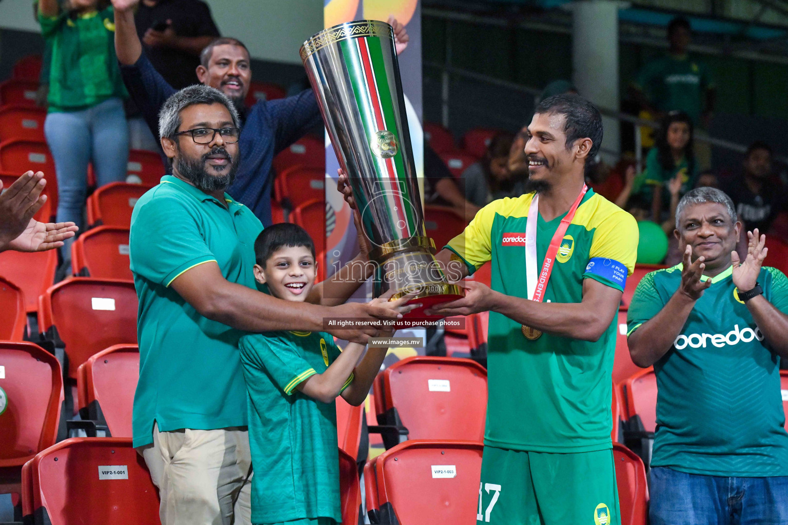 President's Cup 2023 Final - Maziya Sports & Recreation vs Club Eagles, held in National Football Stadium, Male', Maldives  Photos: Nausham Waheed/ Images.mv