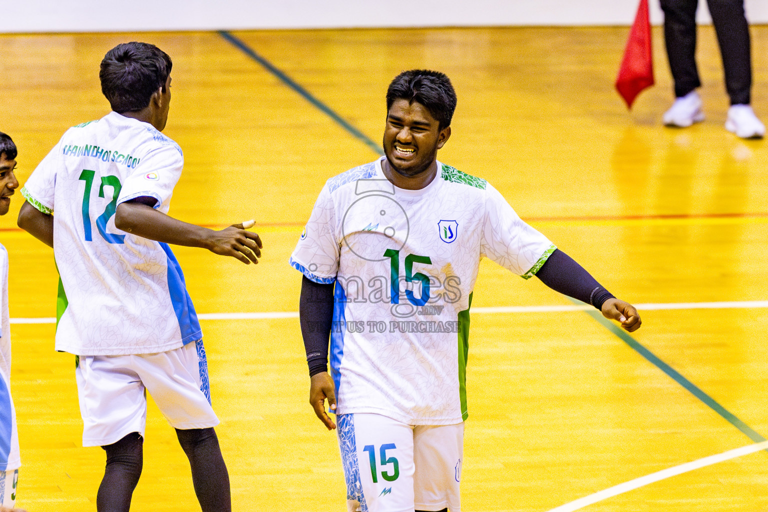 Finals of Interschool Volleyball Tournament 2024 was held in Social Center at Male', Maldives on Friday, 6th December 2024. Photos: Nausham Waheed / images.mv