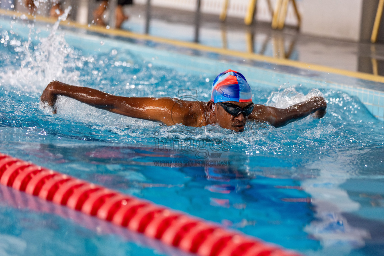 Day 3 of National Swimming Competition 2024 held in Hulhumale', Maldives on Sunday, 15th December 2024. Photos: Hassan Simah / images.mv