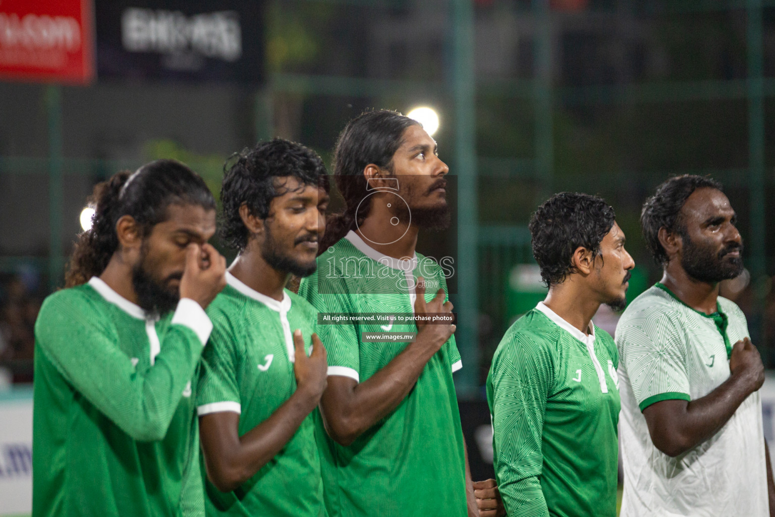 Team FSM vs Club HDC in the Quarter Finals of Club Maldives 2021 held at Hulhumale;, on 12th December 2021 Photos: Nasam / images.mv