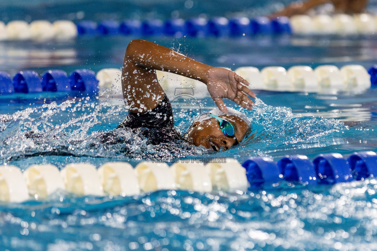 Day 2 of National Swimming Competition 2024 held in Hulhumale', Maldives on Saturday, 14th December 2024. Photos: Hassan Simah / images.mv