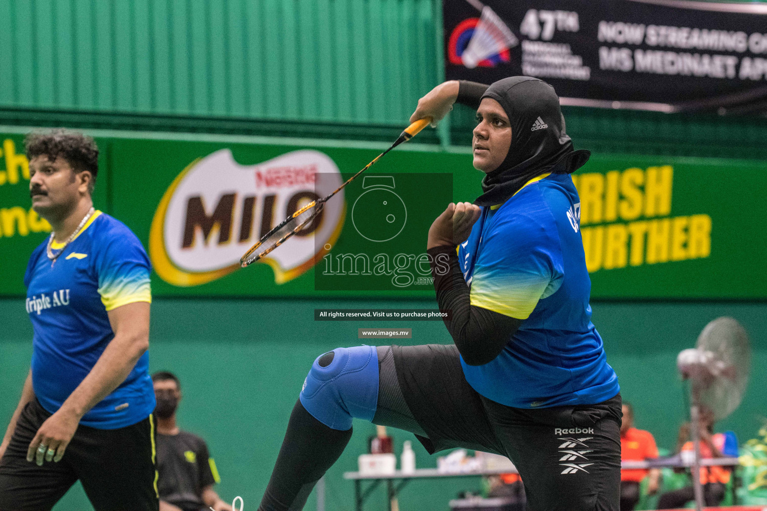 Day 3 of Badminton association mixed group championship 2021 held in Male', Maldives Photos by Nausham Waheed