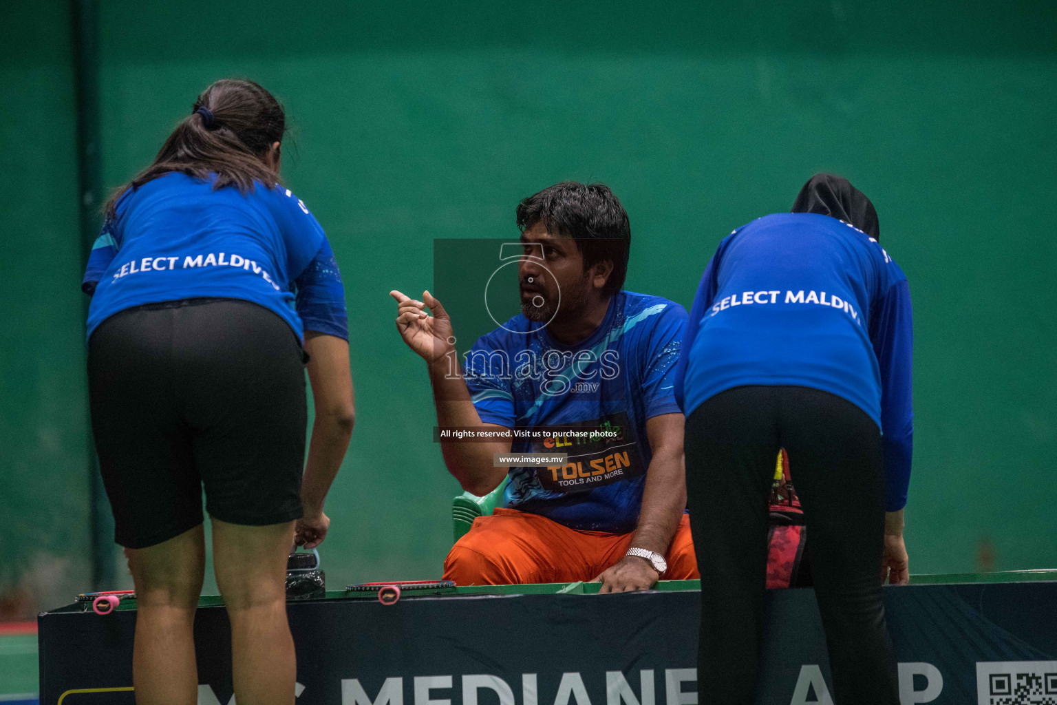 Final of Badminton association mixed group championship 2021 held in Male', Maldives Photos by Nausham Waheed