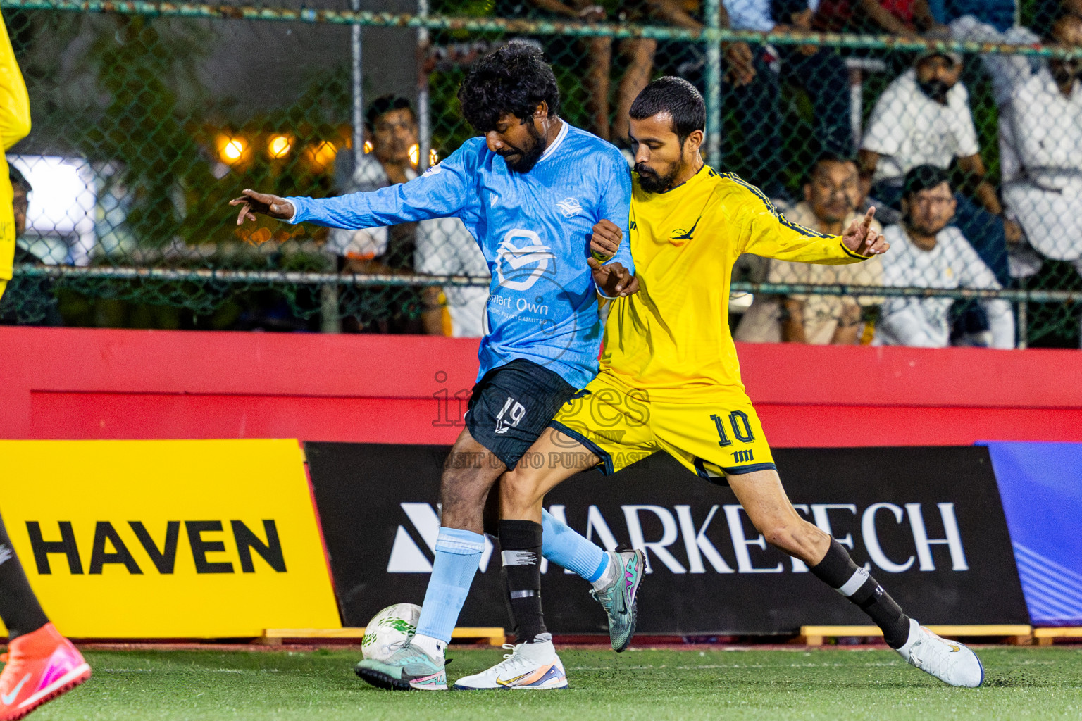 Smart Own FC vs The Hawks in Day 10 of Office League 2025 was held on Friday, 25th April 2025 in Hulhumale', Maldives. Photos: Nausham Waheed / images.mv