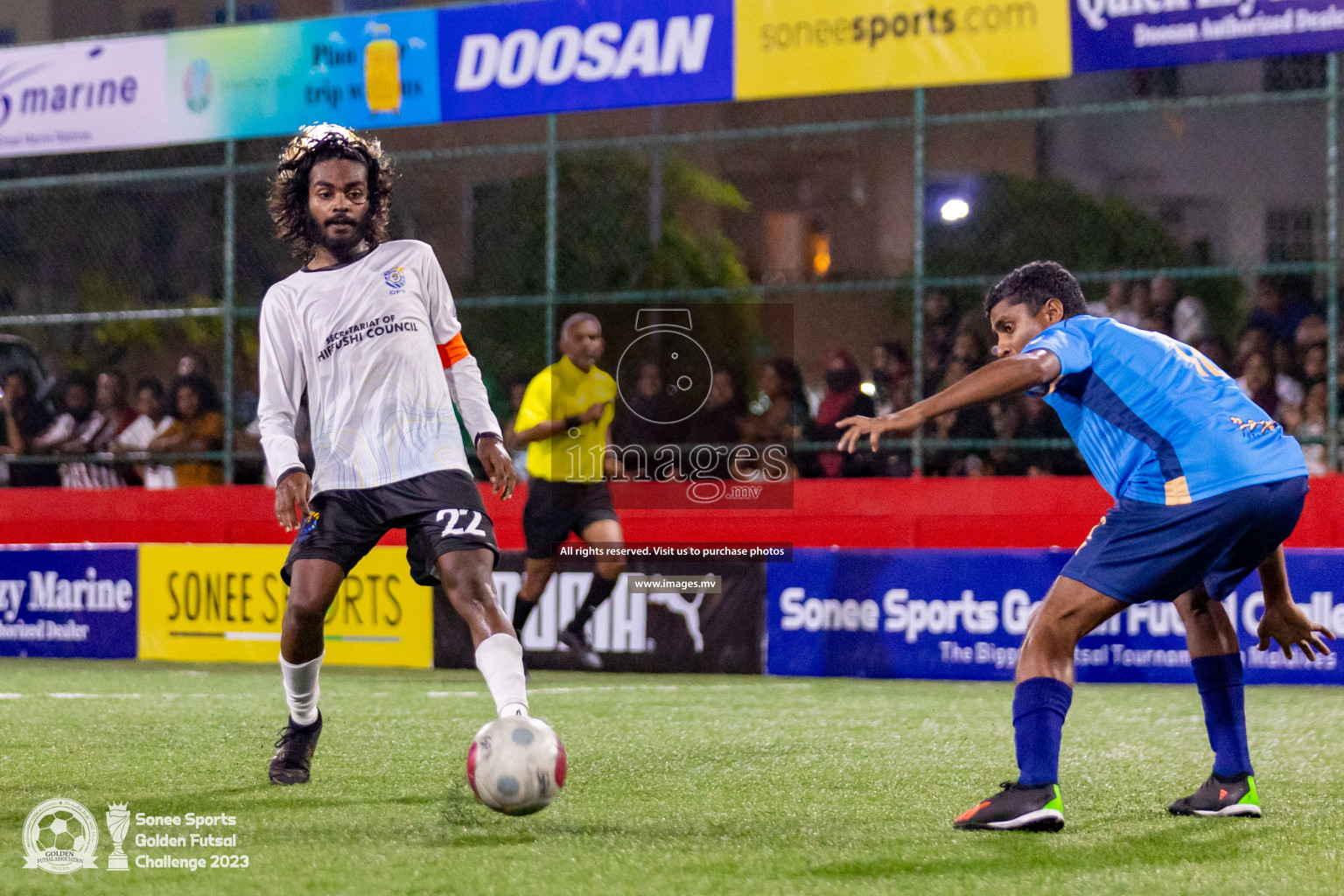 Matchday 23 of Golden Futsal Challenge 2023 on 27 February 2023 in Hulhumale, Male, Maldives