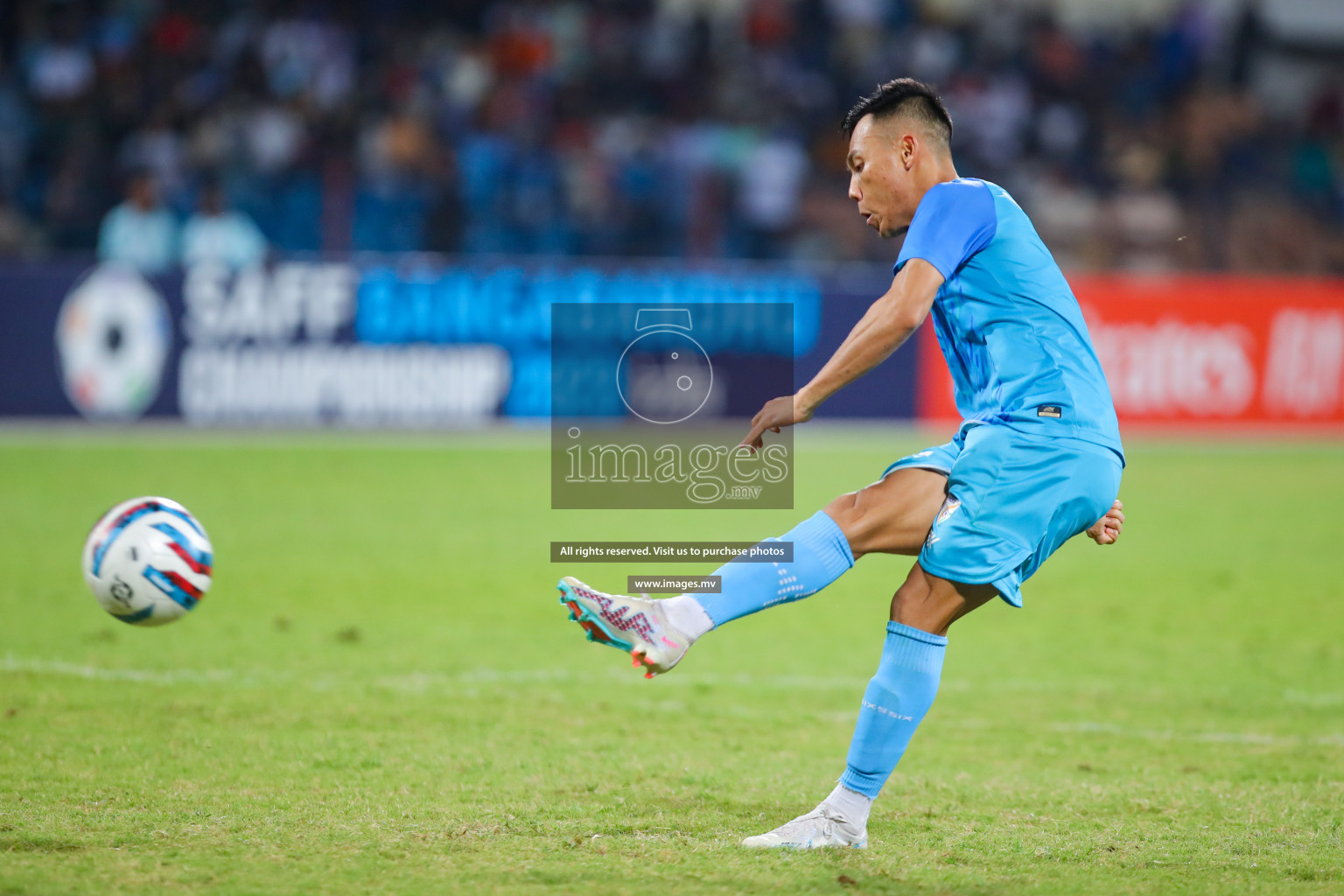 Lebanon vs India in the Semi-final of SAFF Championship 2023 held in Sree Kanteerava Stadium, Bengaluru, India, on Saturday, 1st July 2023. Photos: Nausham Waheed, Hassan Simah / images.mv