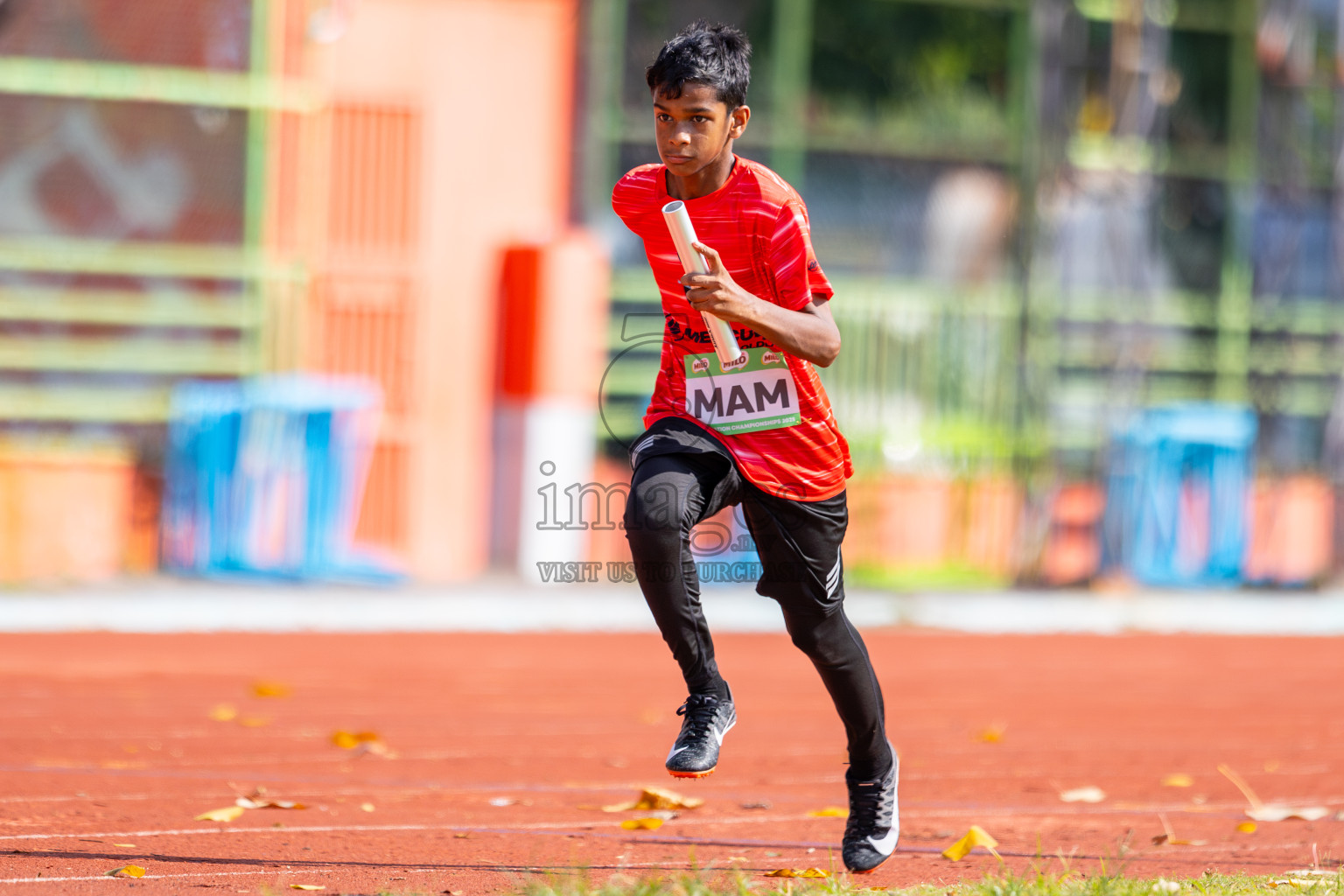 Day 3 of 12th Milo Association Championships was held in Ekuveni Track at Male', Maldives on Saturday, 26th April 2025. Photos: Ismail Thoriq / images.mv