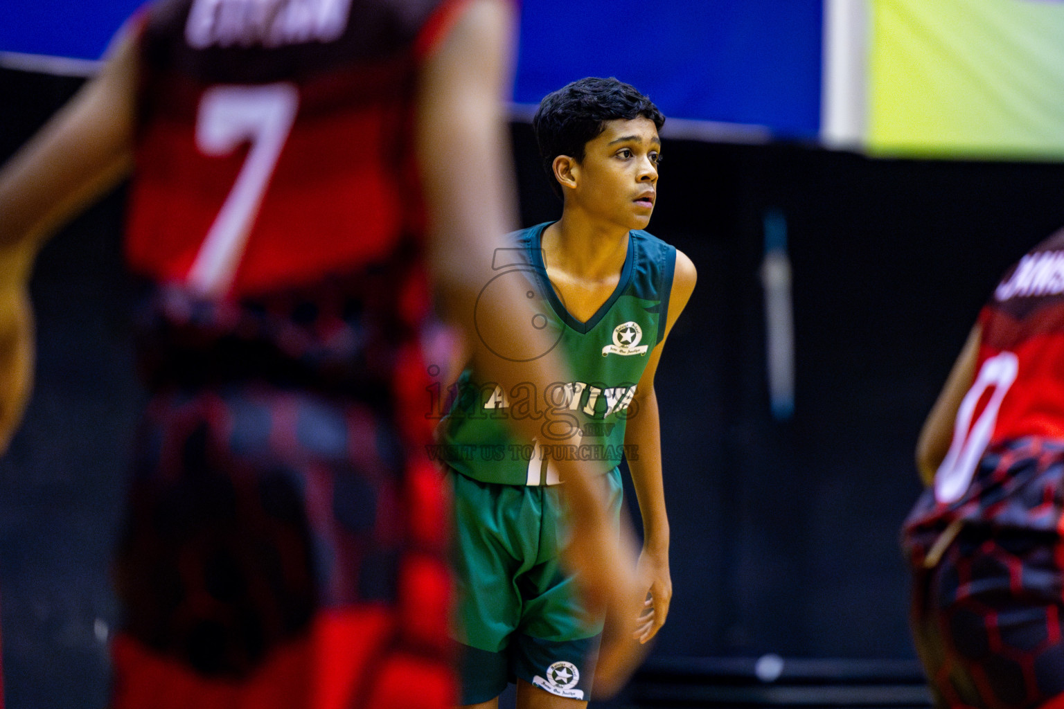 Aminiyya School vs Iskandhar School in day 26 of Junior Basketball Championship 2024 was held in Social Center, Male', Maldives on Tuesday, 10th December 2024. Photos: Nausham Waheed / images.mv